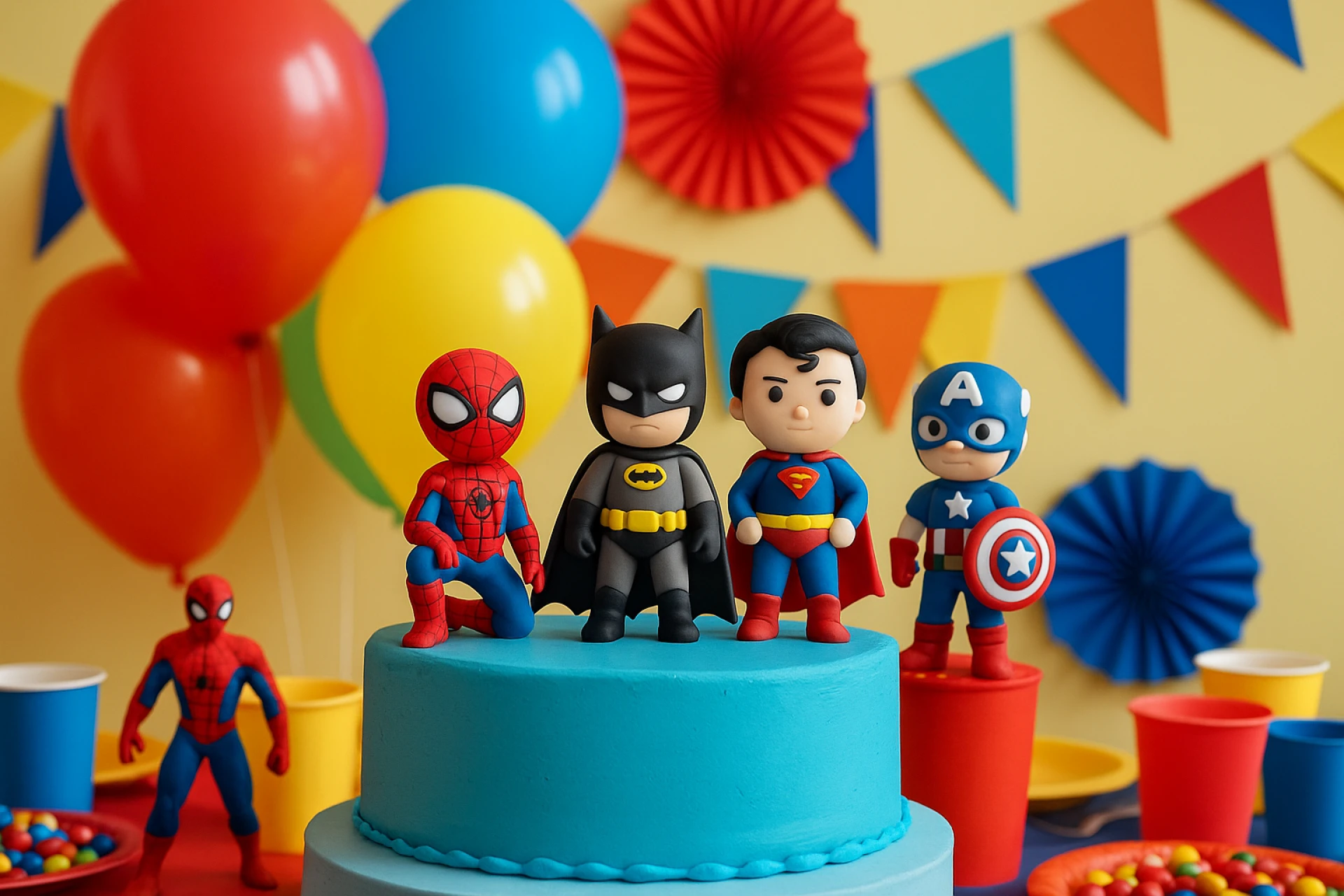 Creative Party Ideas: Pairing Superhero Cake Toppers with Themed Décor and Activities