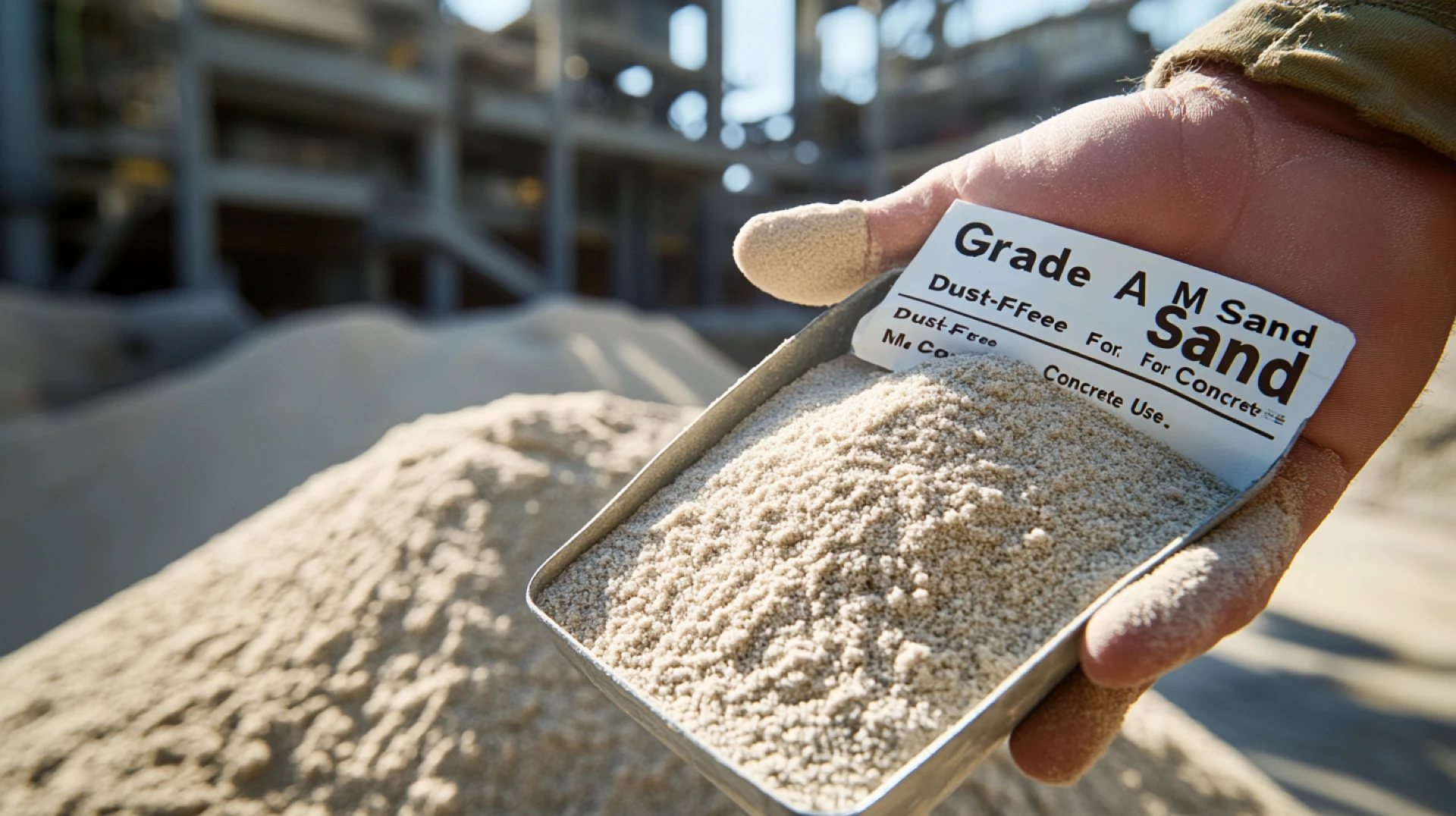 How to Identify Good Quality M Sand Before Purchase