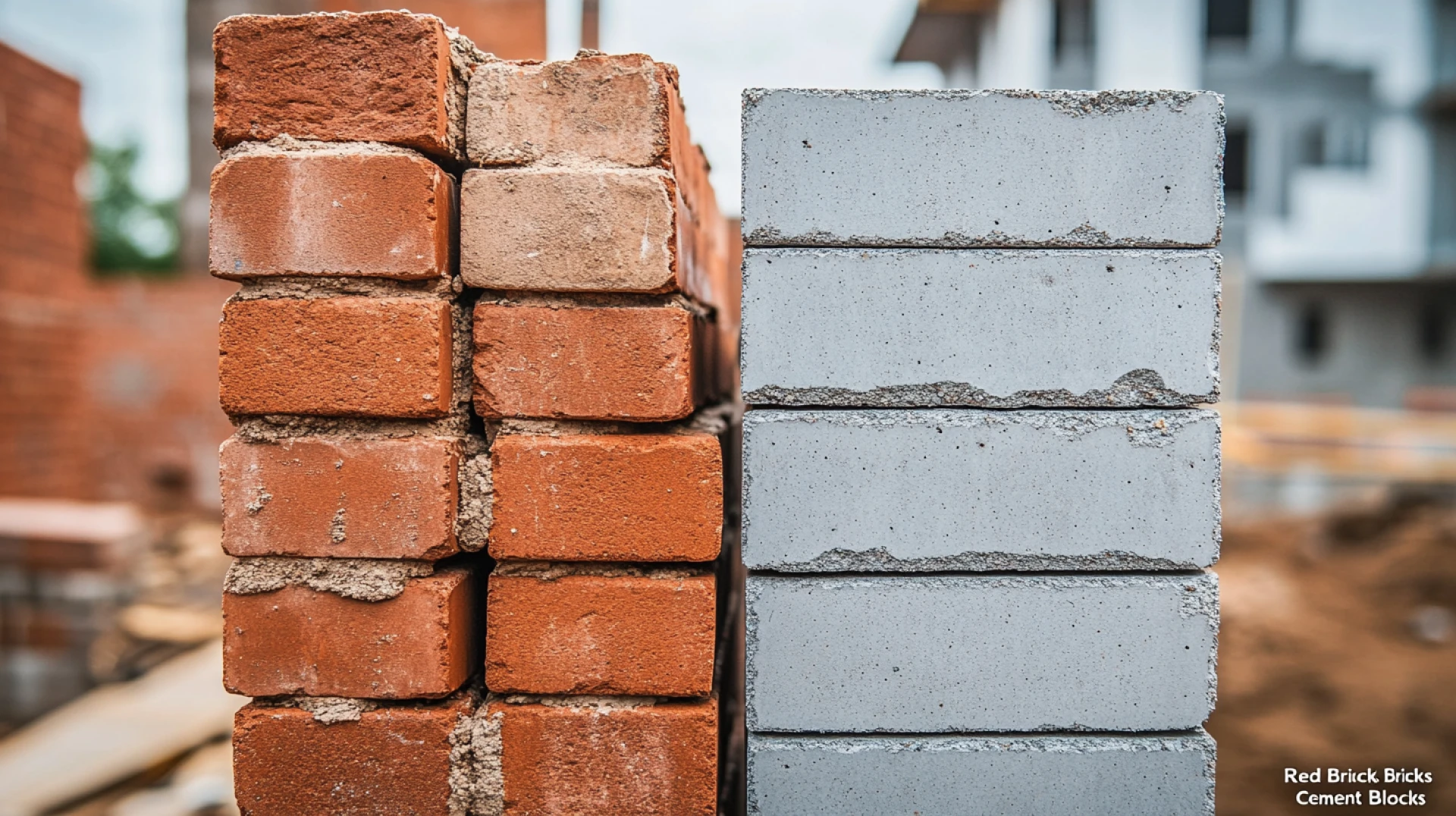 Red Bricks vs Cement Blocks - Which is Better?