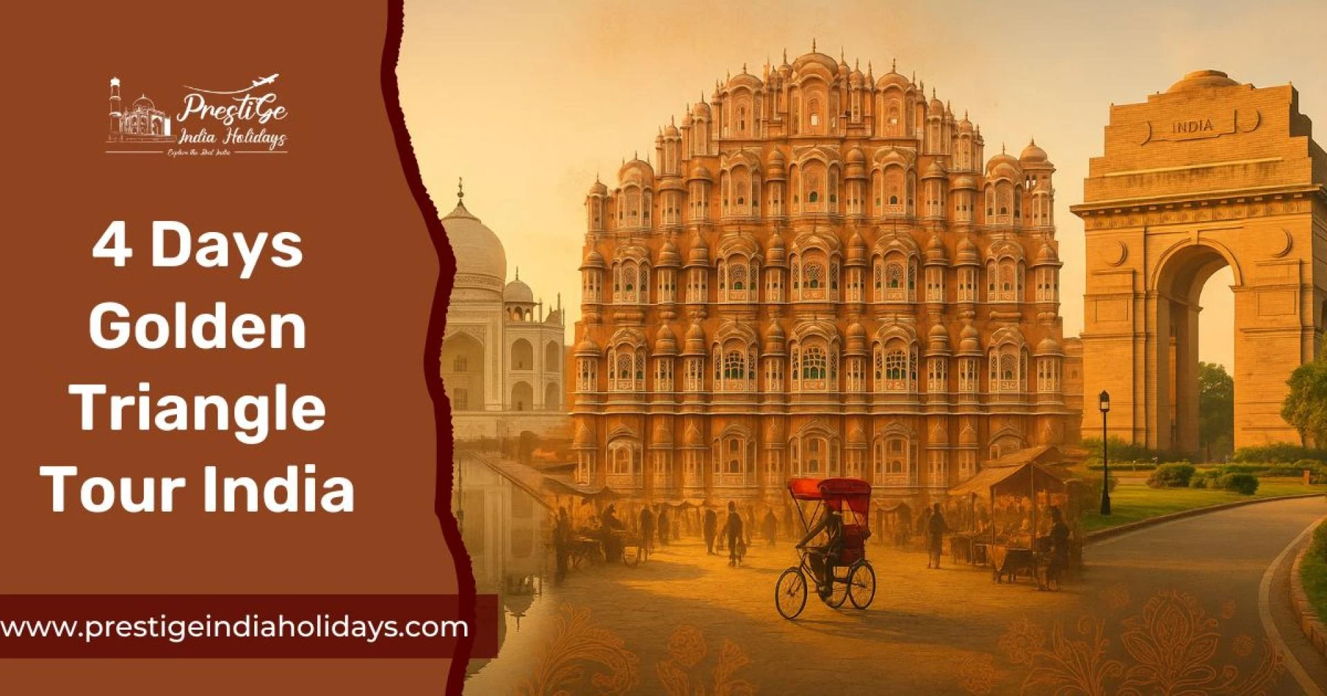 4 Days Golden Triangle Tour India: The Perfect Journey Through Delhi, Agra & Jaipur
