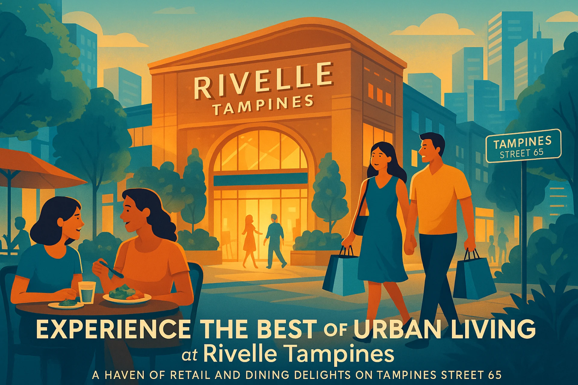 Experience the Best of Urban Living at Rivelle Tampines A Haven of Retail and Dining Delights on Tampines Street 65