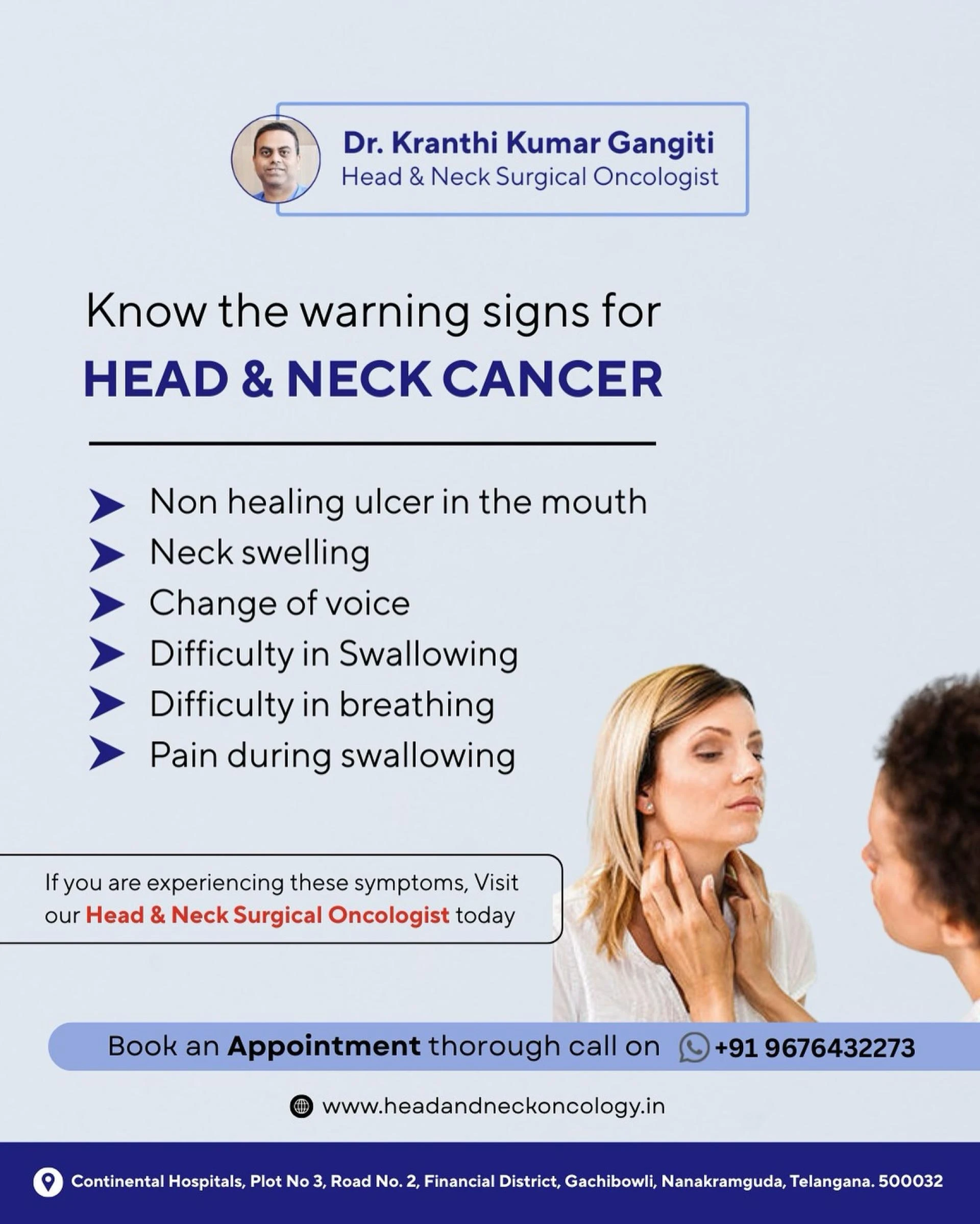 Best Head and Neck Cancer Specialist in Hyderabad
