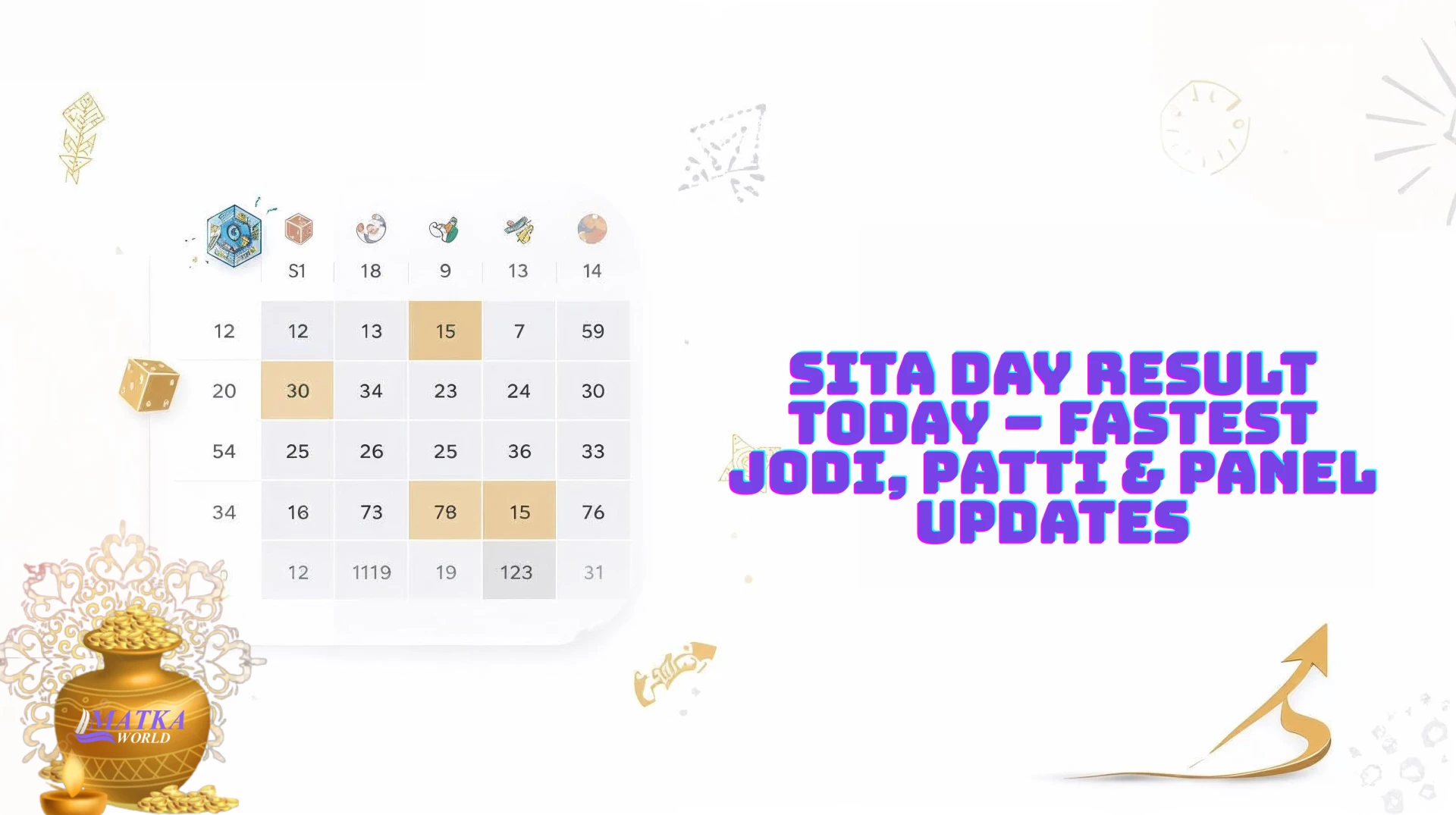 Sita Day Result Today – Fastest Jodi, Patti & Panel Updates