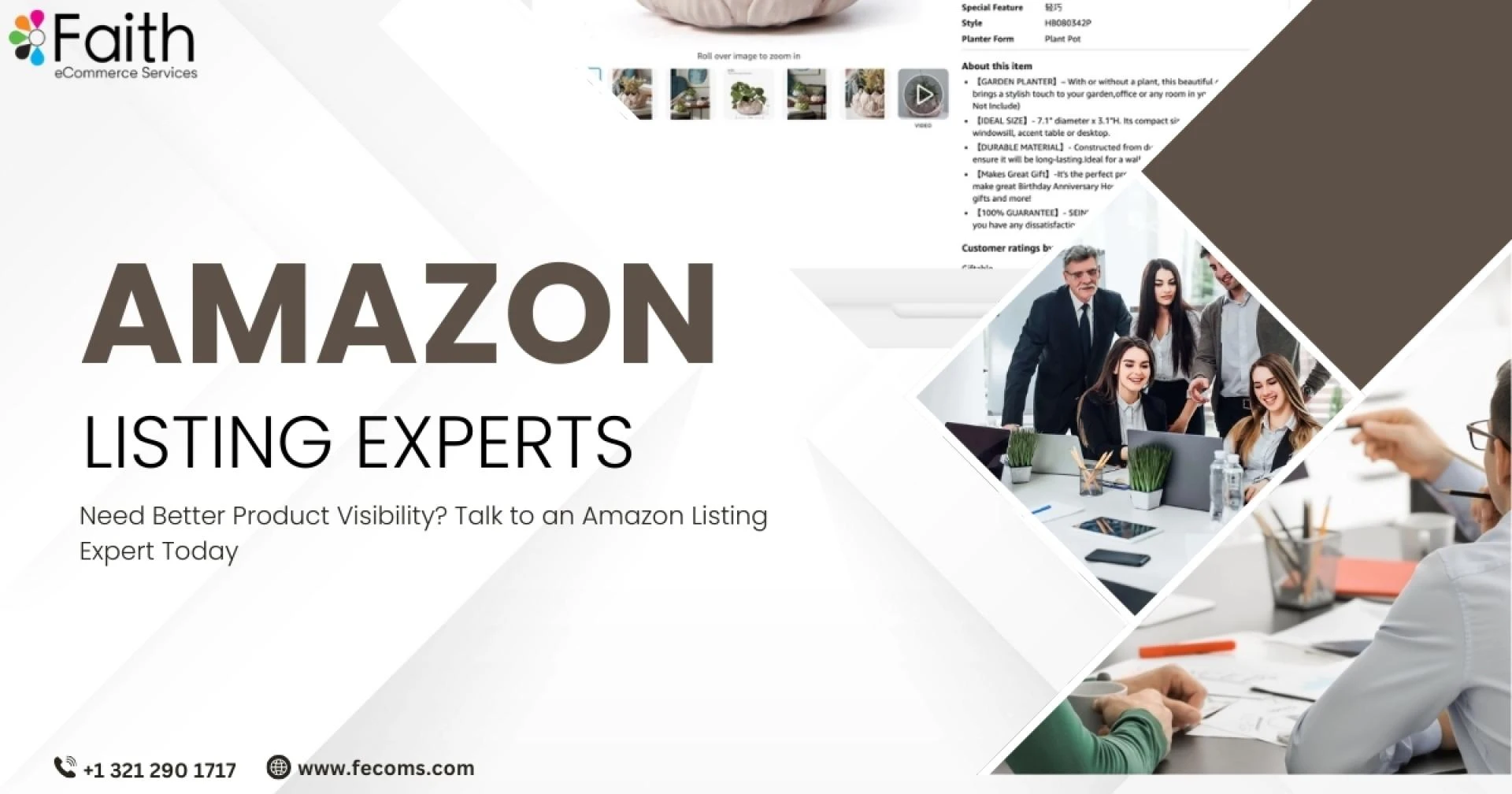 Why Do Sellers Have Faith in Faith Ecommerce as Their Amazon Listing Expert?