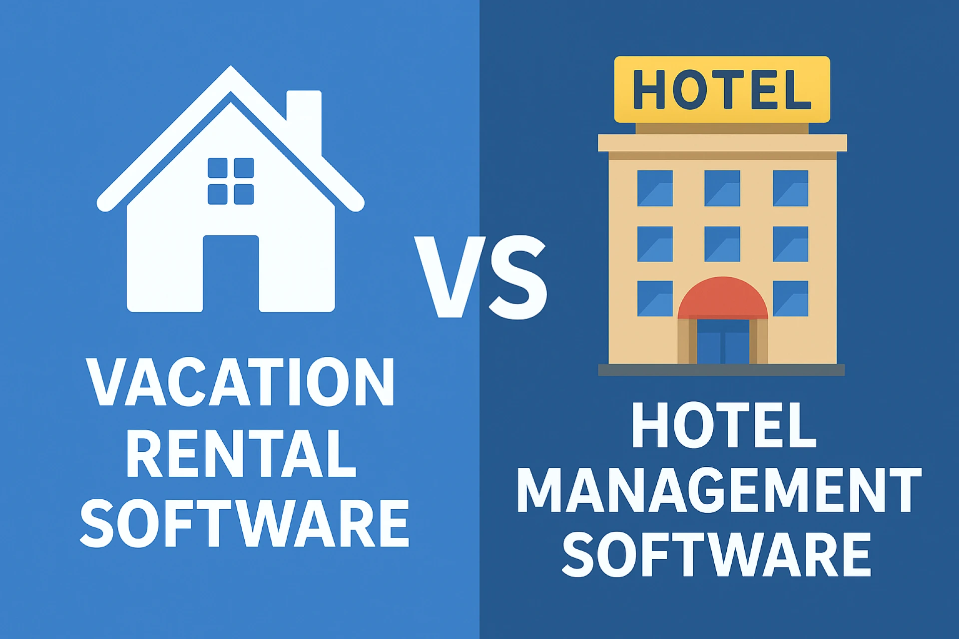 Vacation Rental Software vs. Hotel Management Software: Key Differences