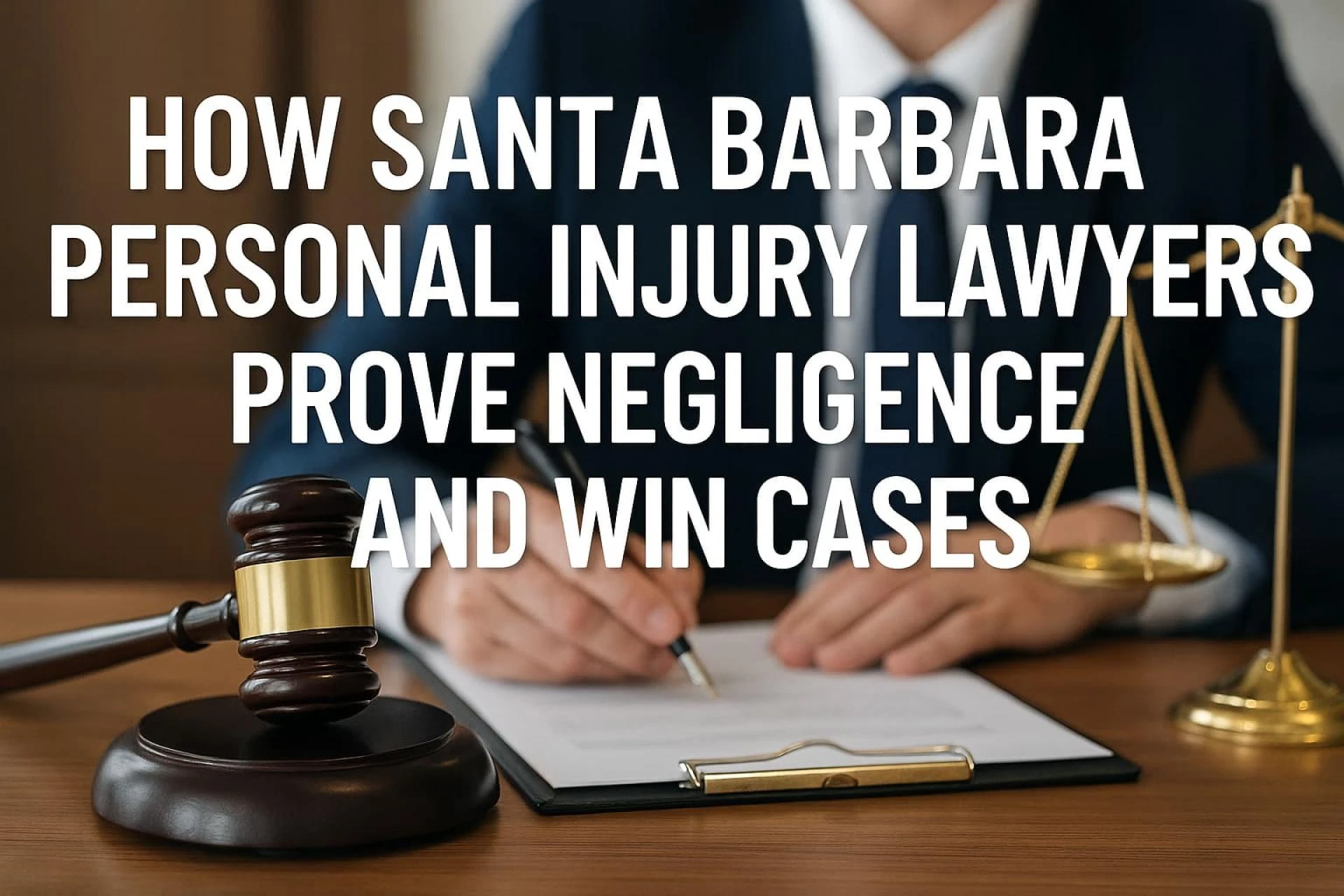 How Santa Barbara Personal Injury Lawyers Prove Negligence and Win Cases