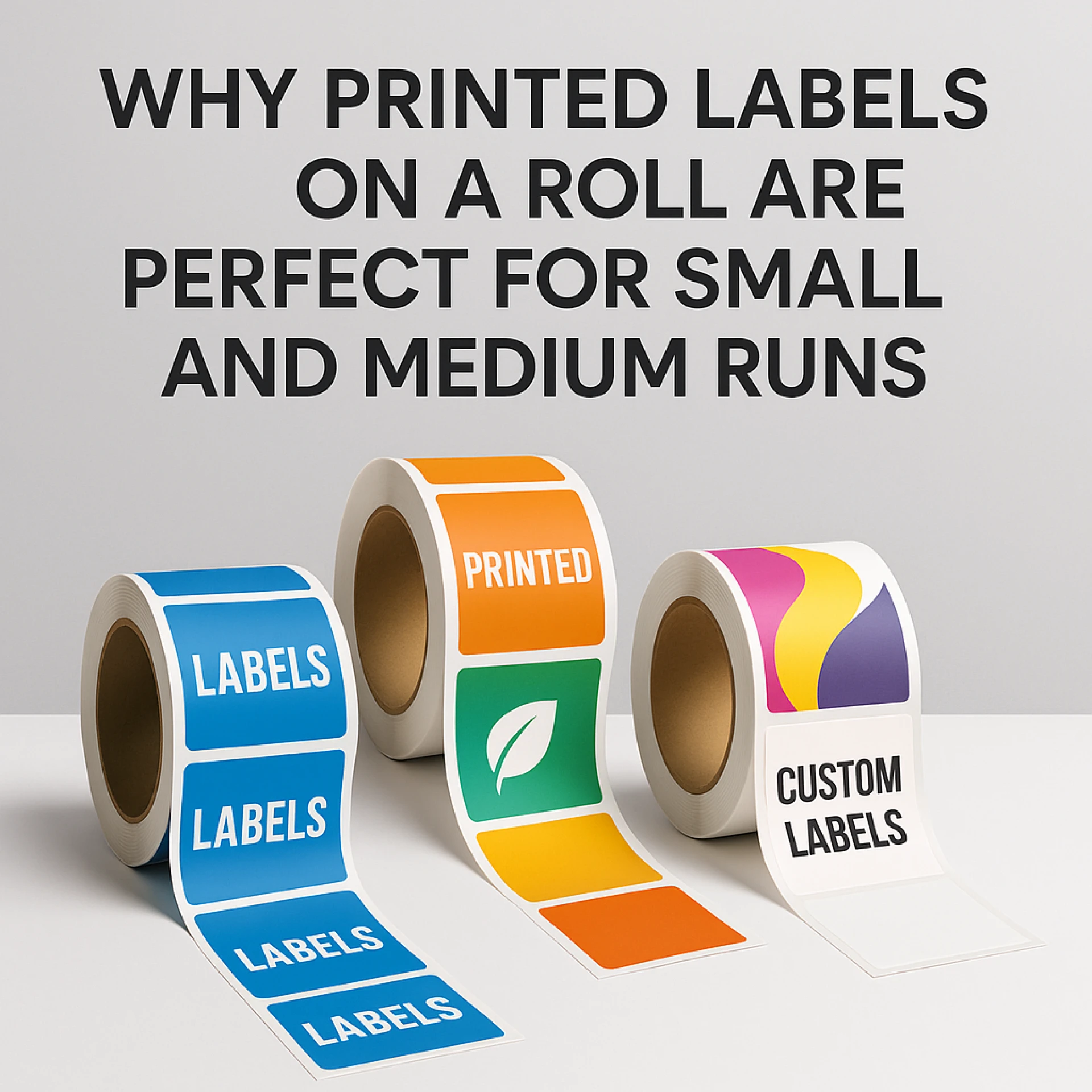 Why Printed Labels on a Roll Are Perfect for Small and Medium Runs
