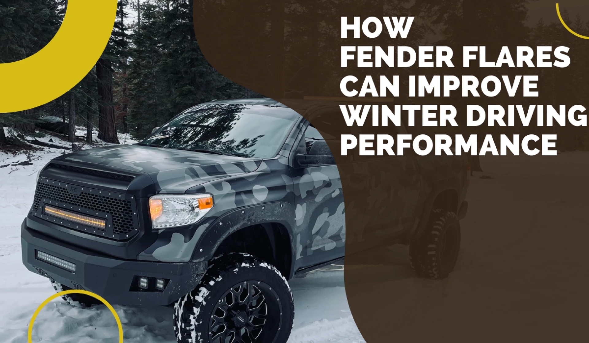 How Fender Flares Improve Winter Driving Performance?