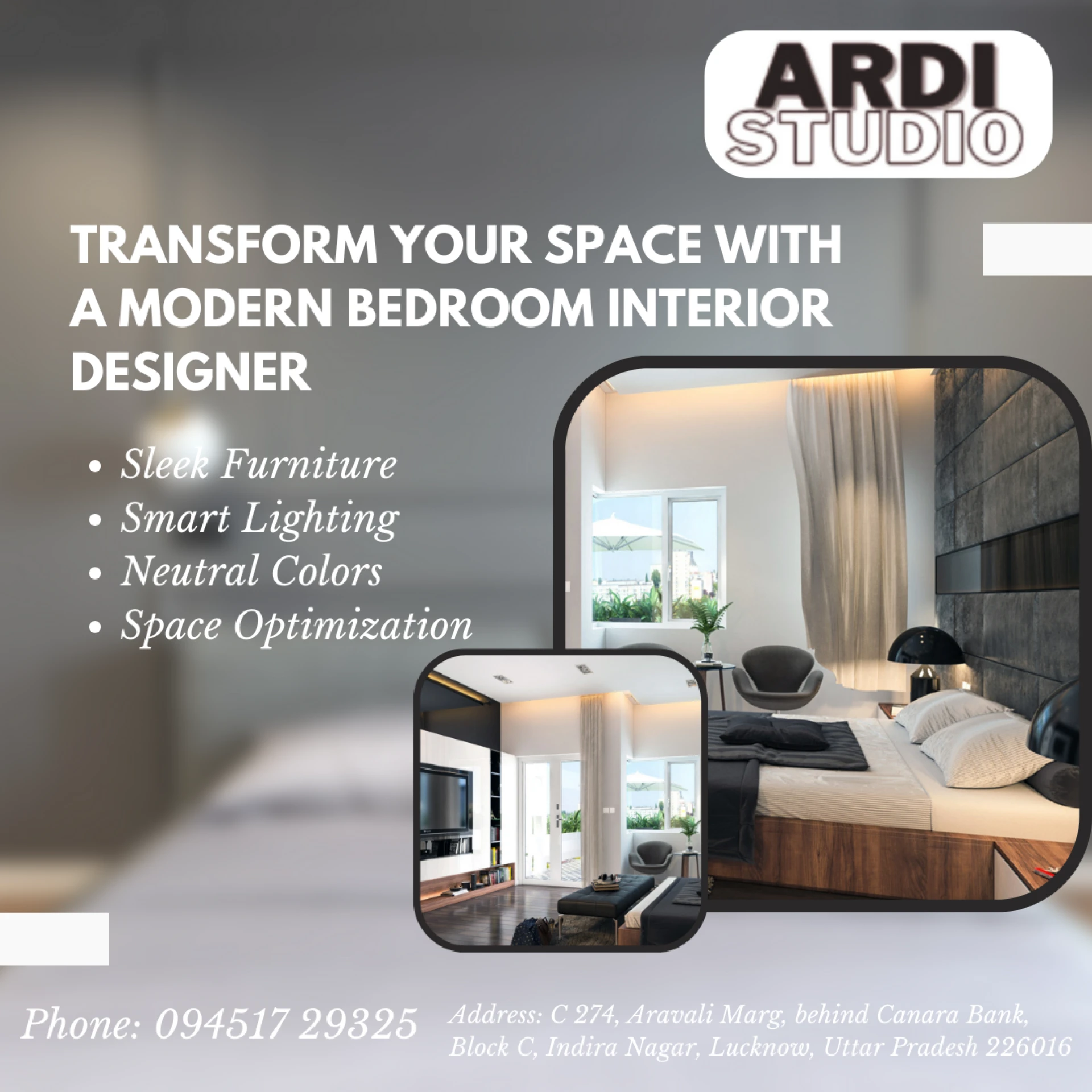 Transform Your Space with a Modern Bedroom Interior Designer