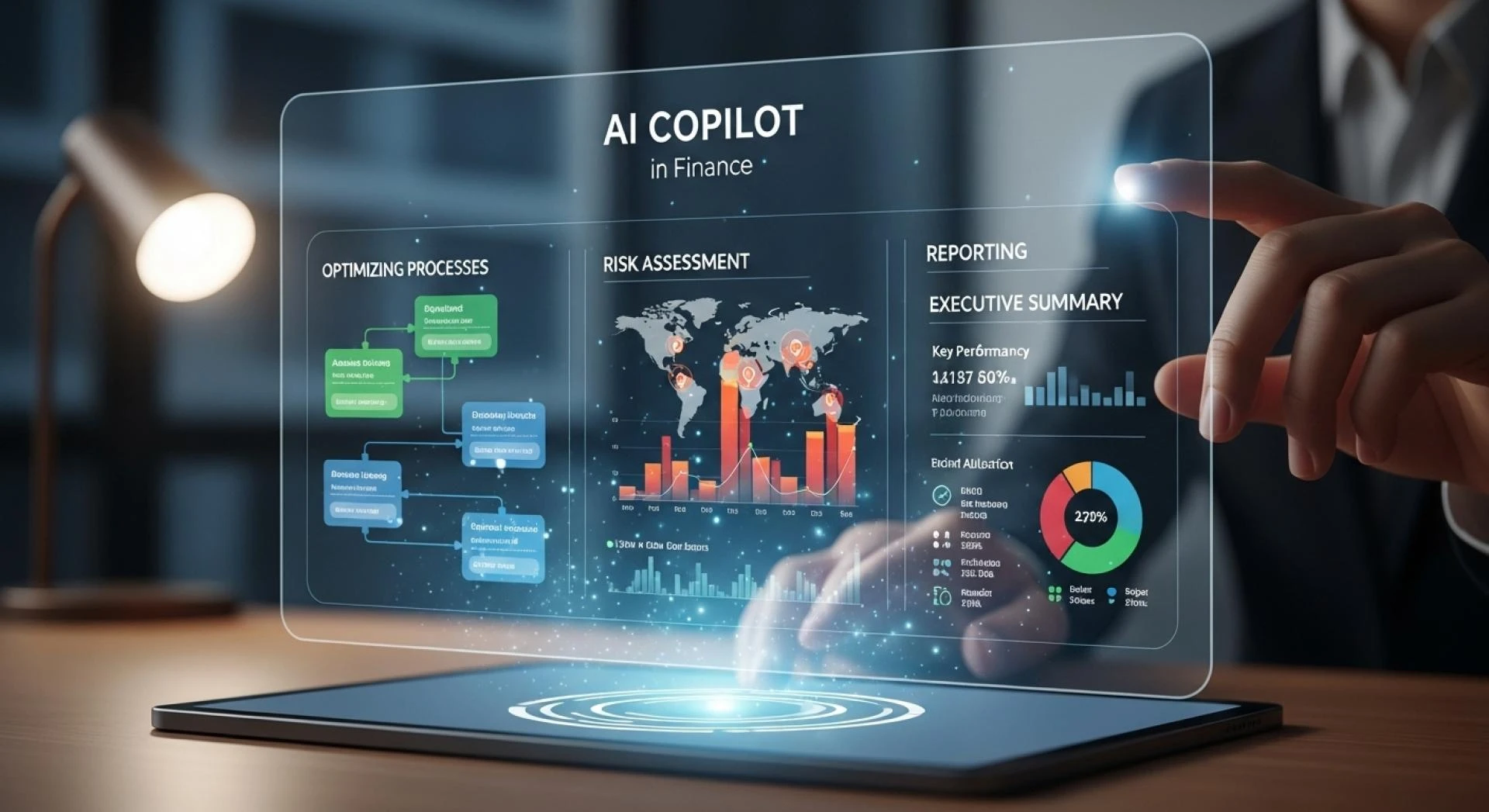 AI Copilot in Finance: Optimizing Processes, Risk Assessment, and Reporting