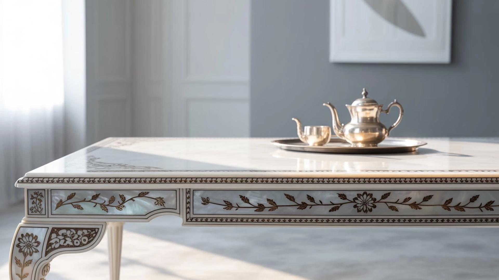 Best-Selling Mother of Pearl Dining Tables Loved by Interior Designers