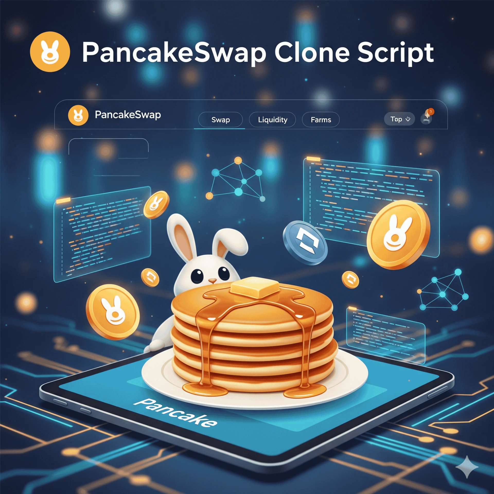 PancakeSwap Clone Script: Start Your DeFi Exchange Development Today
