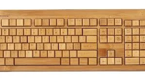 Bamboo Wireless Keyboard: Eco-Friendly Typing Solution