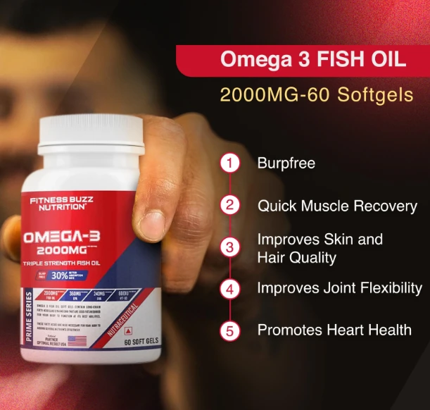 Top 5 Benefits of Omega-3 Fish Oil Capsules