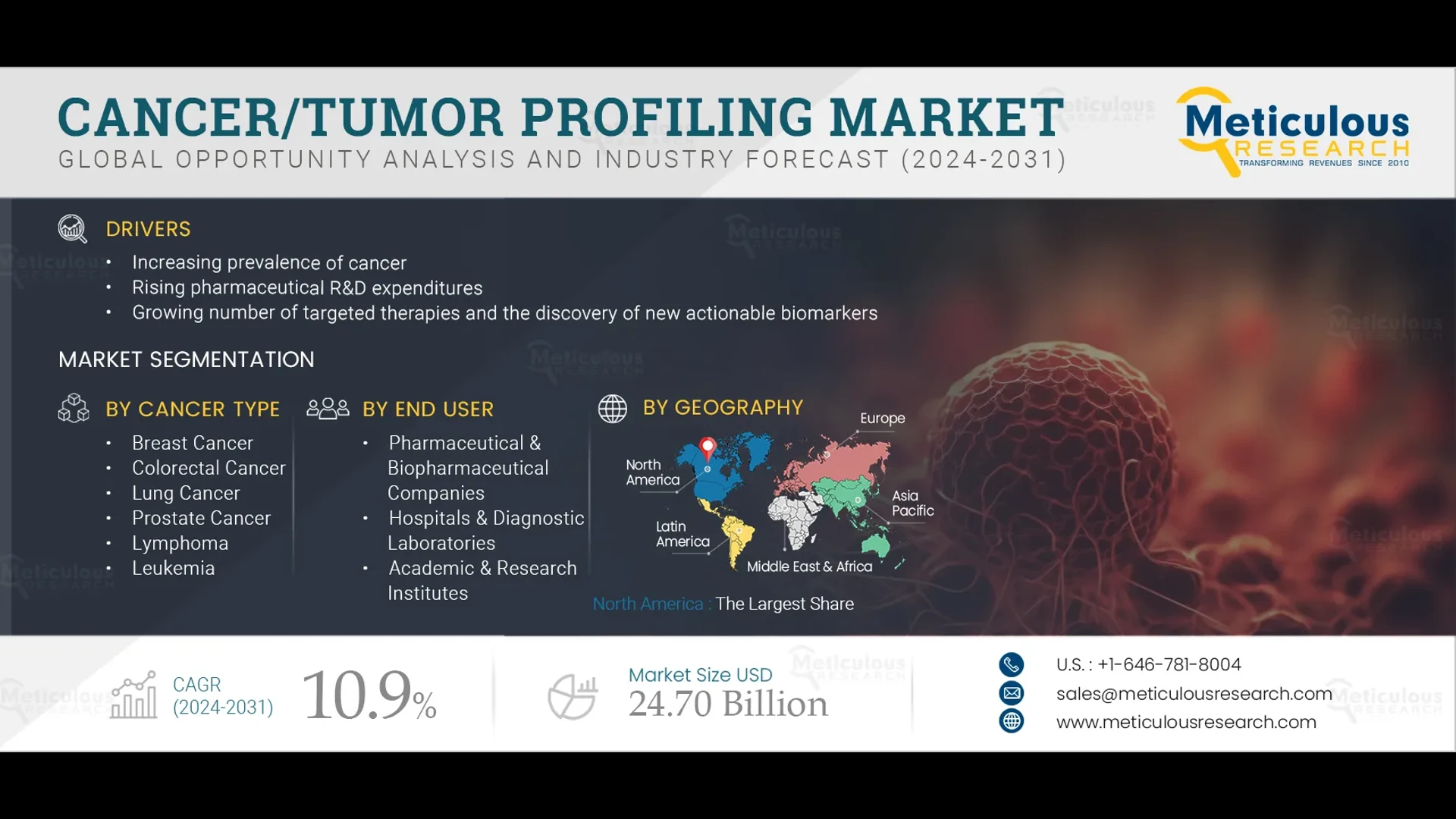 Cancer Tumor Profiling Market Size, Share, & Report Growth