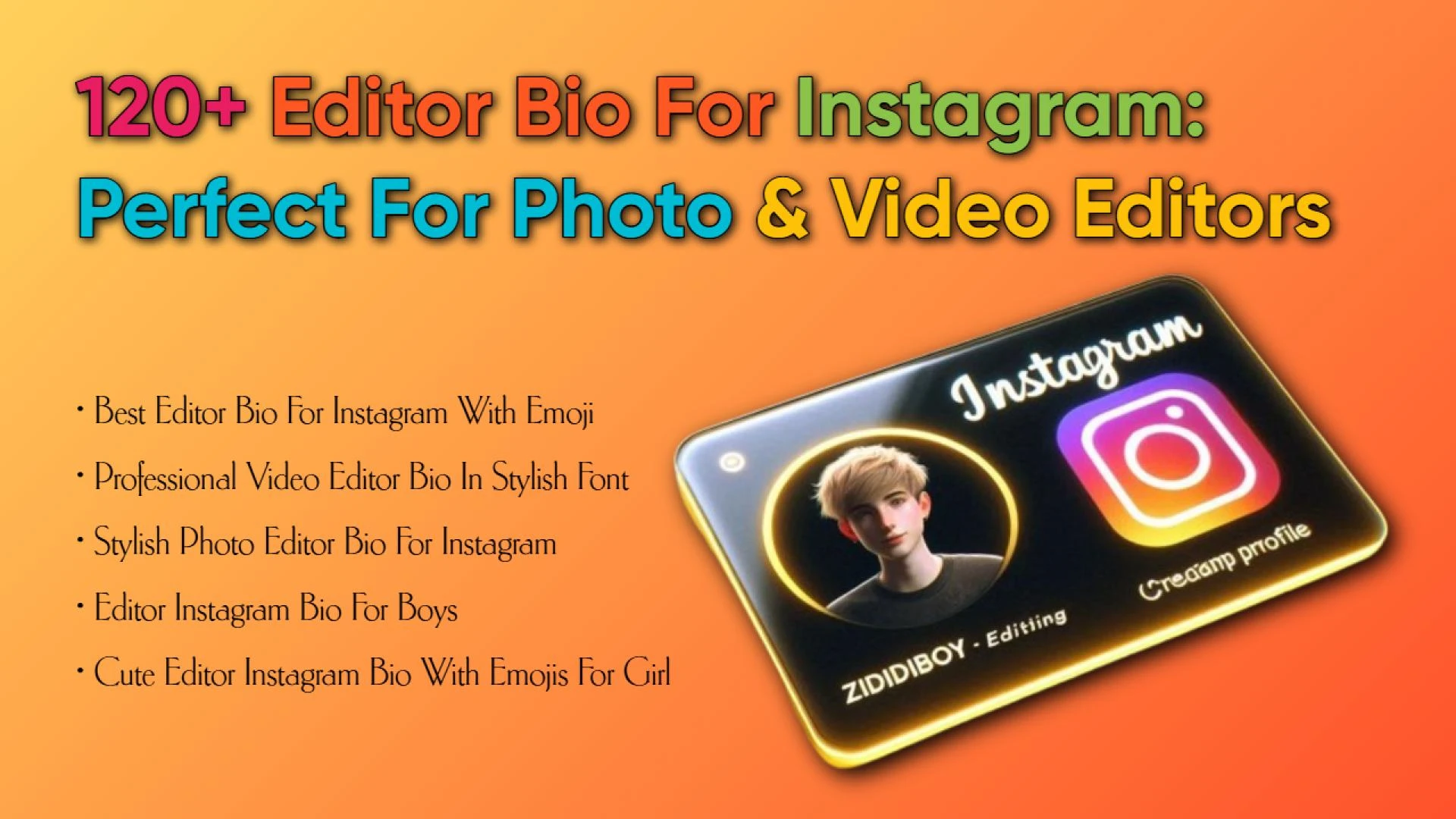 BOYS & GIRLS EDITOR BIO