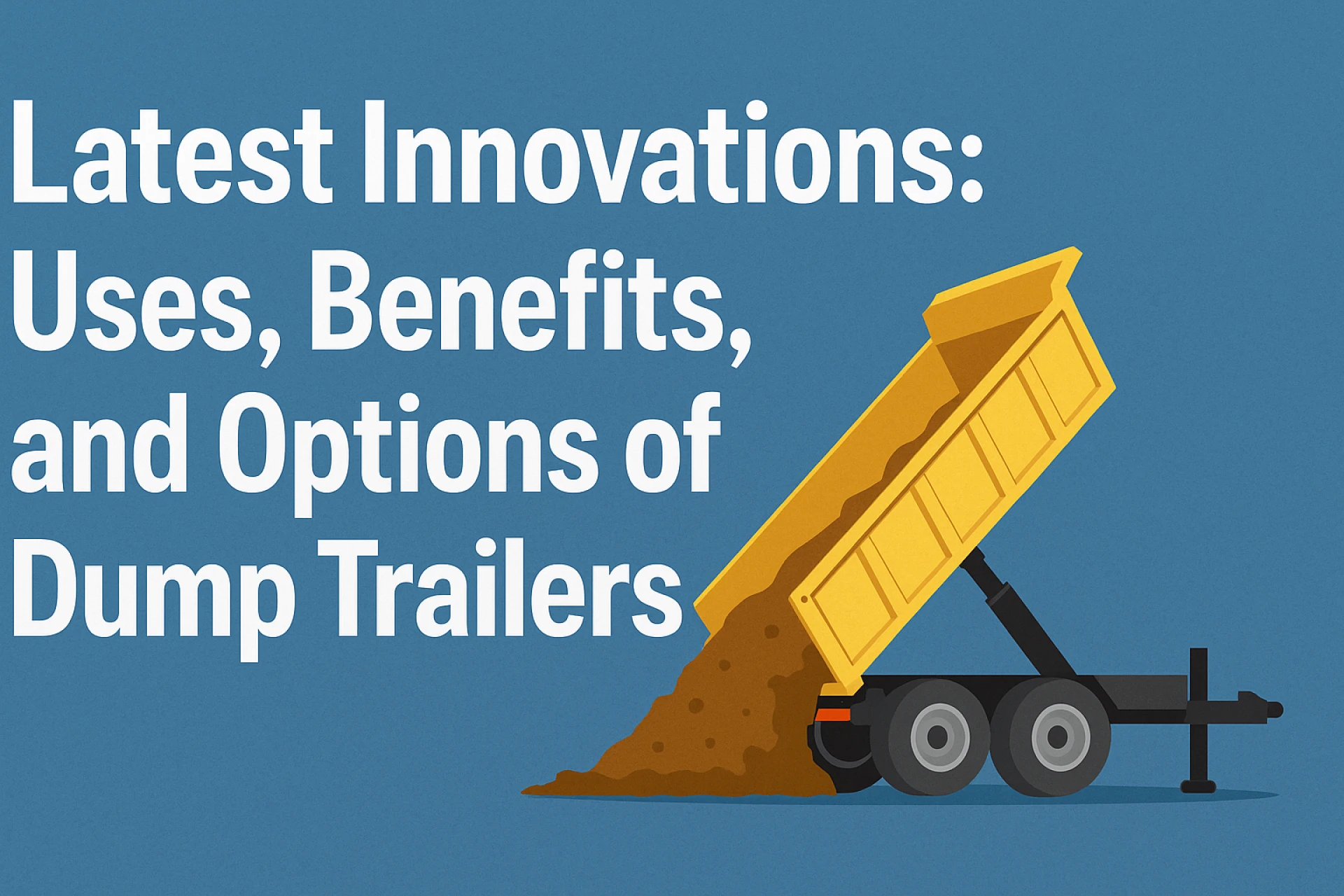  Latest Innovations: Uses, Benefits, and Options of Dump Trailers