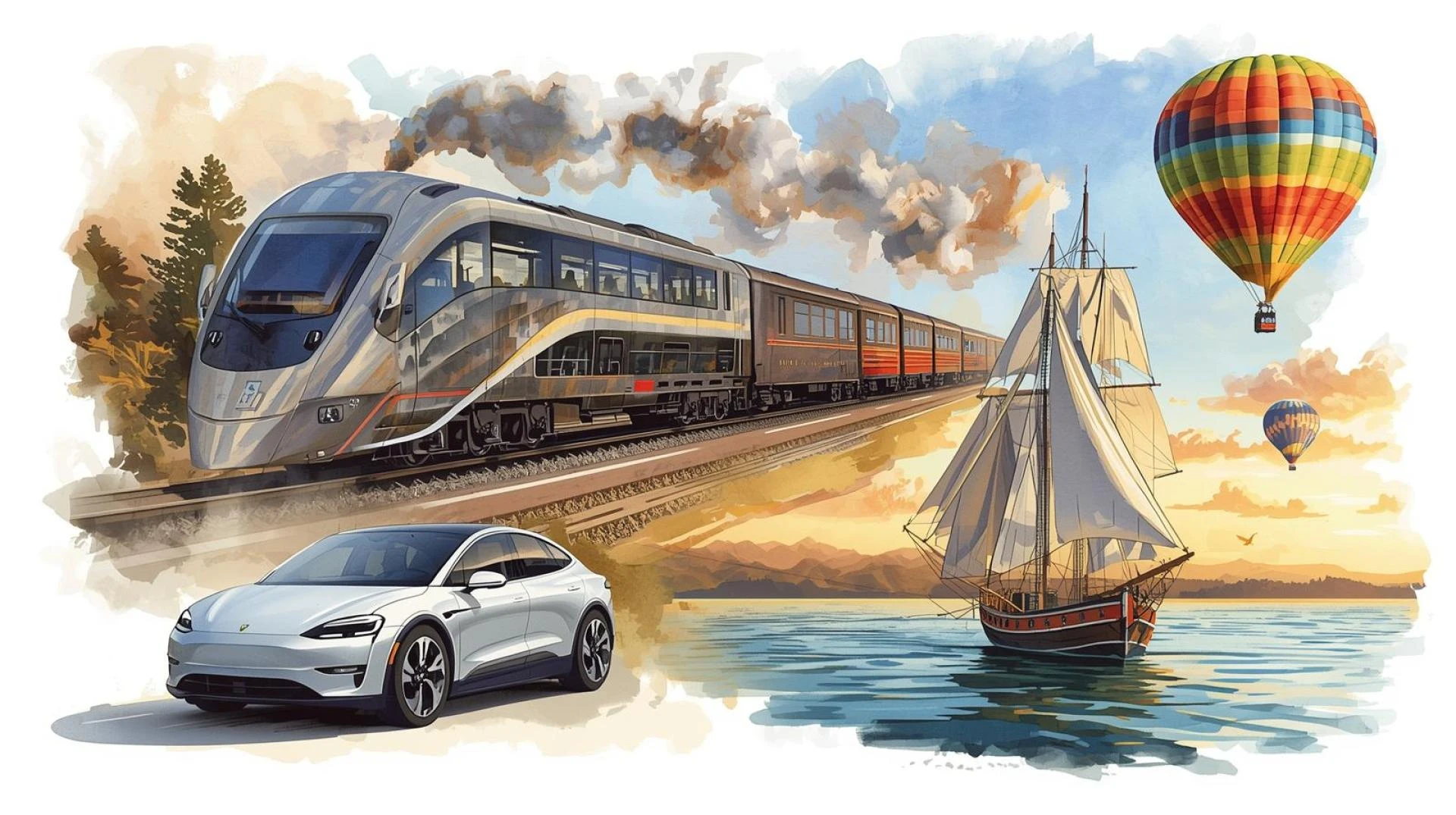 How many types of transportation are there in India?