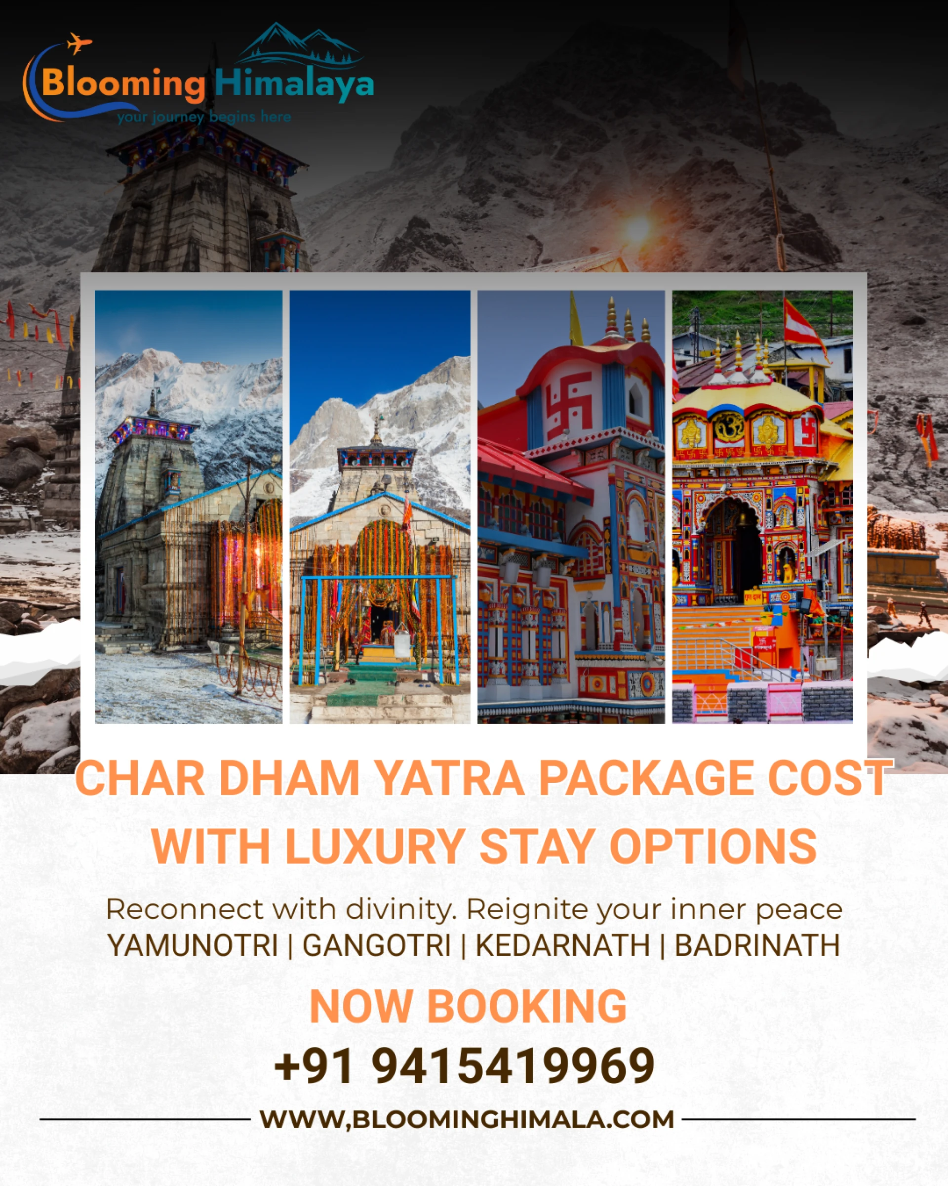 Char Dham Yatra Package Cost with Luxury Stay Options