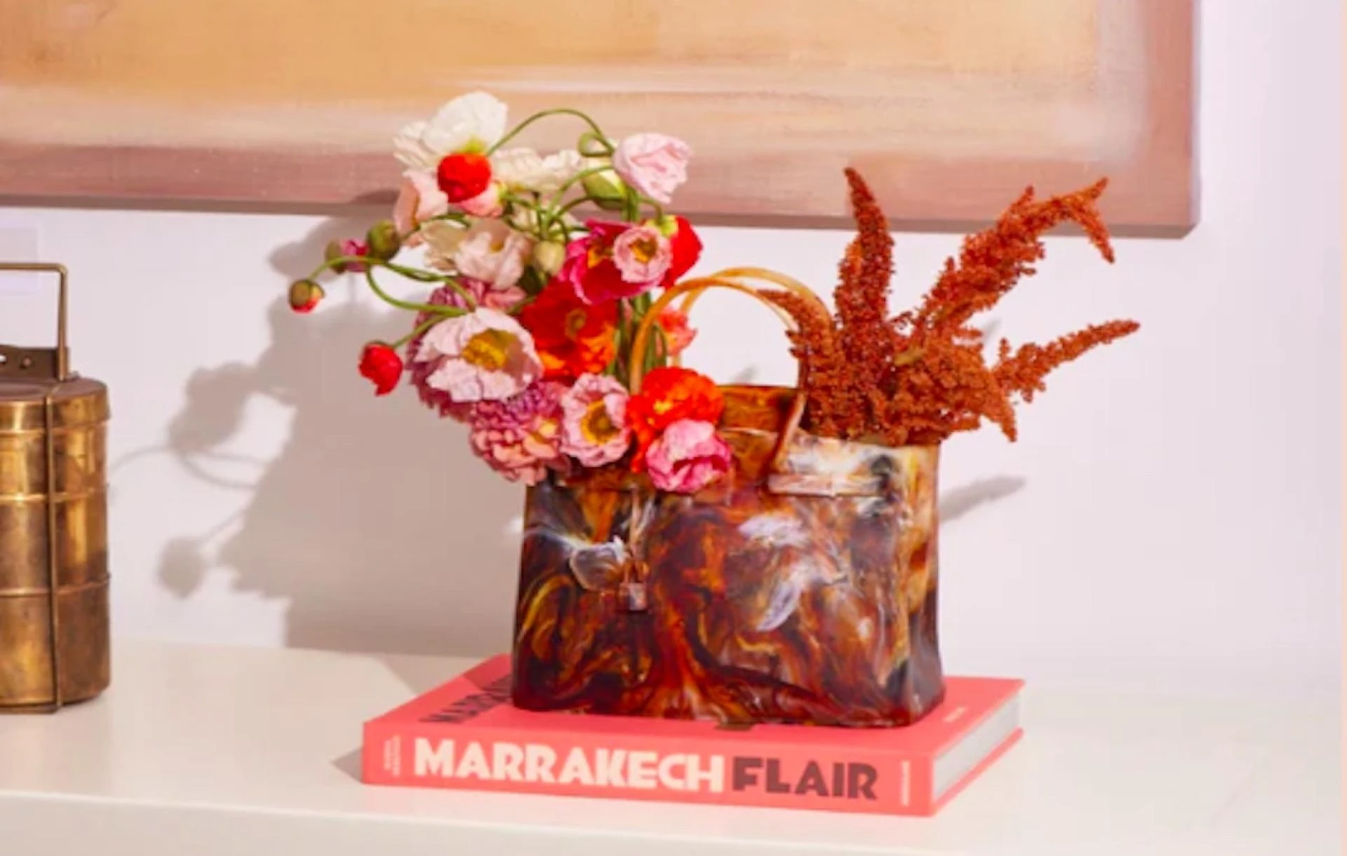 The Elegance of a Birkin Handbag Vase in Modern Décor
