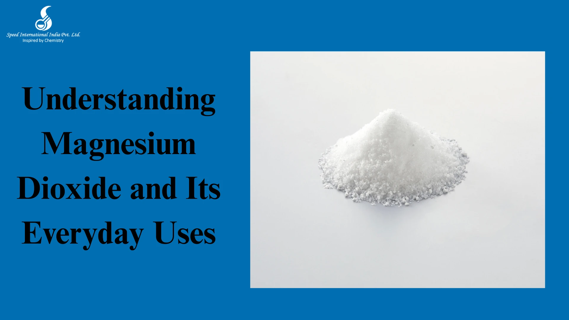 Understanding Magnesium Dioxide and Its Everyday Uses