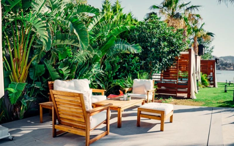 Are Cushions and Other Materials Included with Balinese Outdoor Sets in Melbourne?