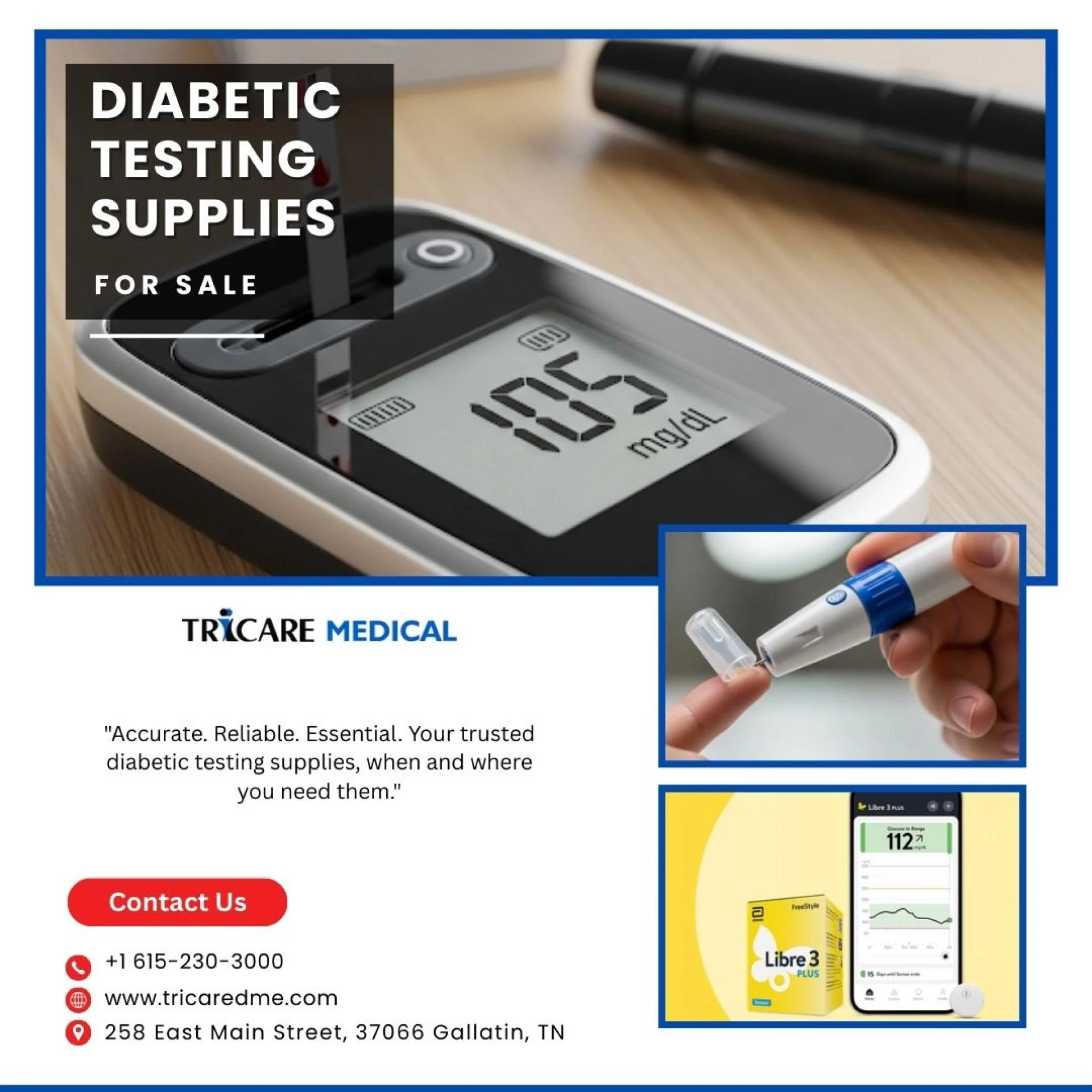 Top Branded Diabetic Testing Supplies - Glucose Monitors, Test Strips and Lancet Devices