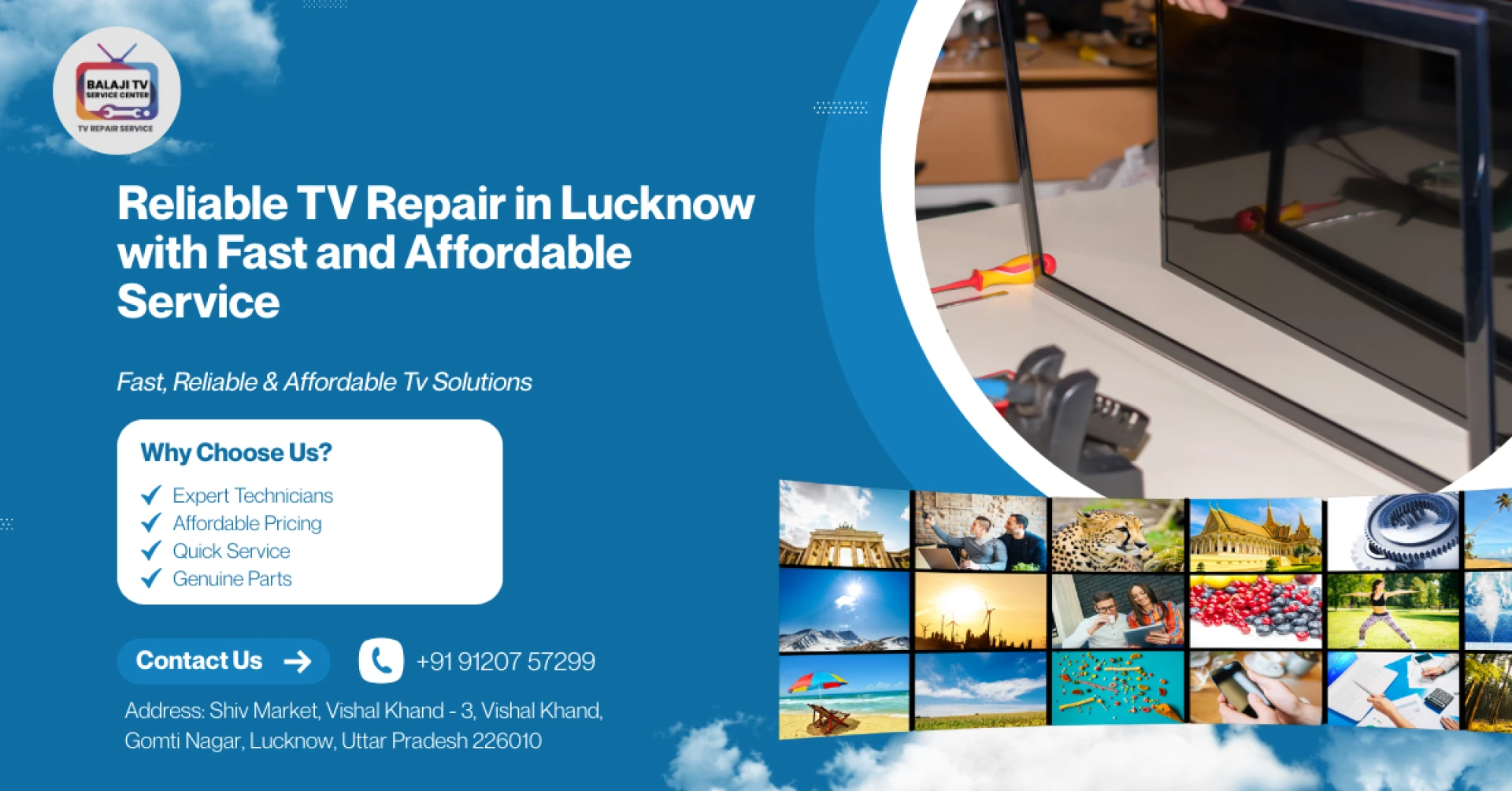 Reliable TV Repair in Lucknow with Fast and Affordable Service