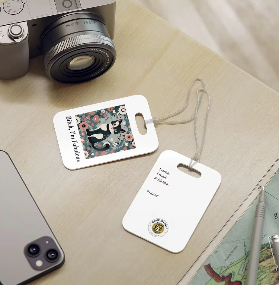 Cat Luggage Tags for Kids: Fun and Safe Travel Essentials