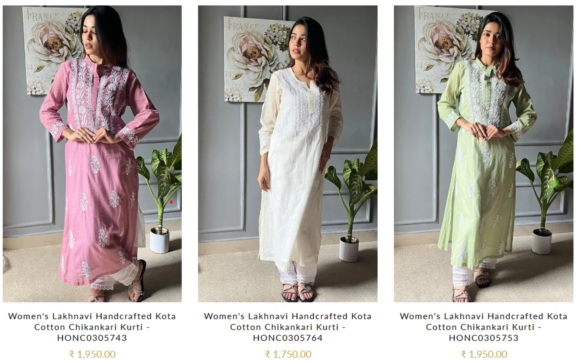 Buy Authentic Chikankari Online – Nazrana Chikan