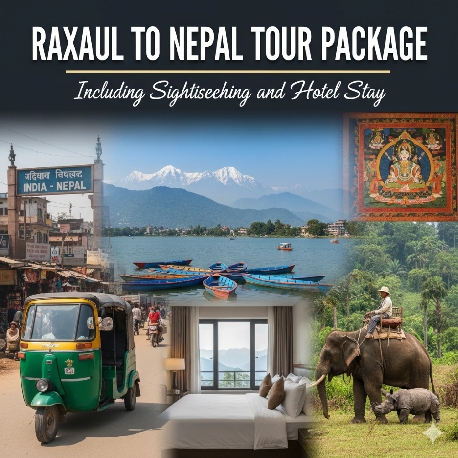 Raxaul to Nepal Tour Package Including Sightseeing and Hotel Stay