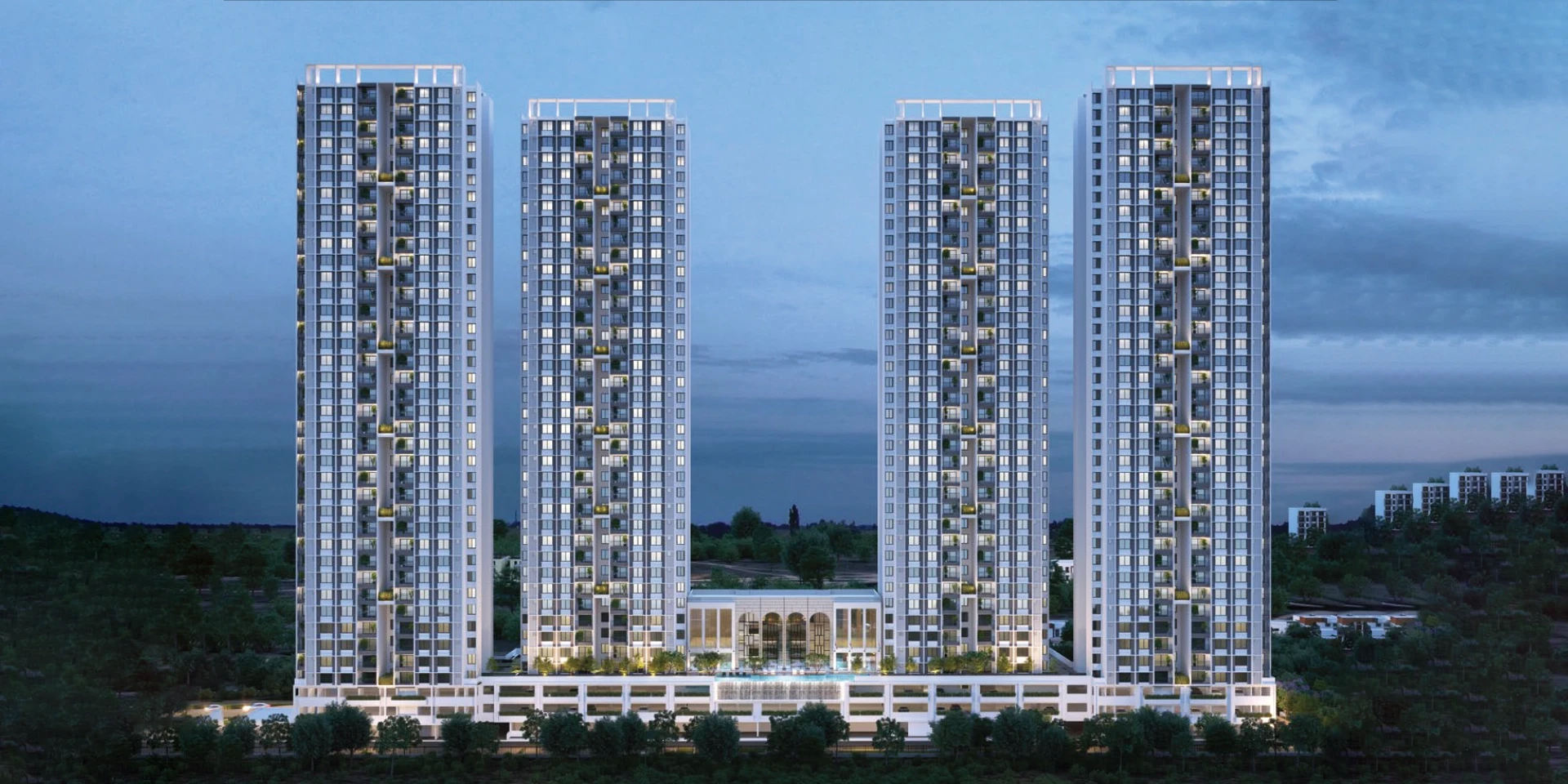 Modern Living Redefined: Sobha Manhattan Towers, Town Park