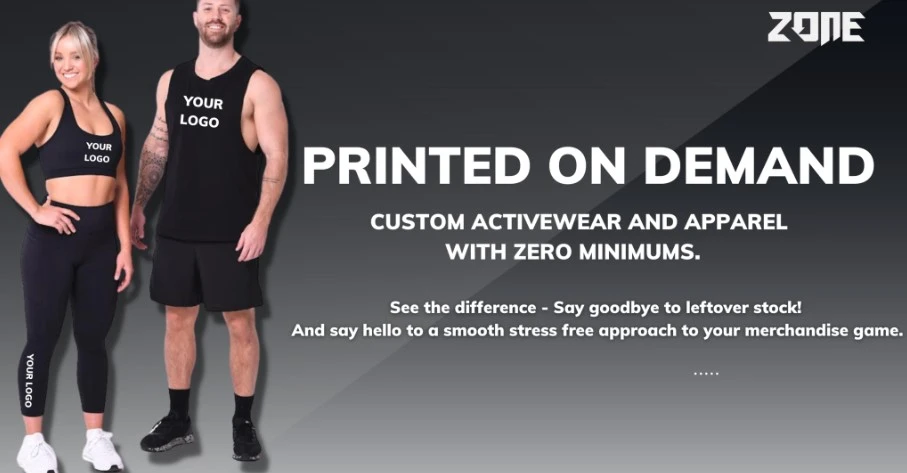 Get Australia's Best Fitness Print on Demand Clothing