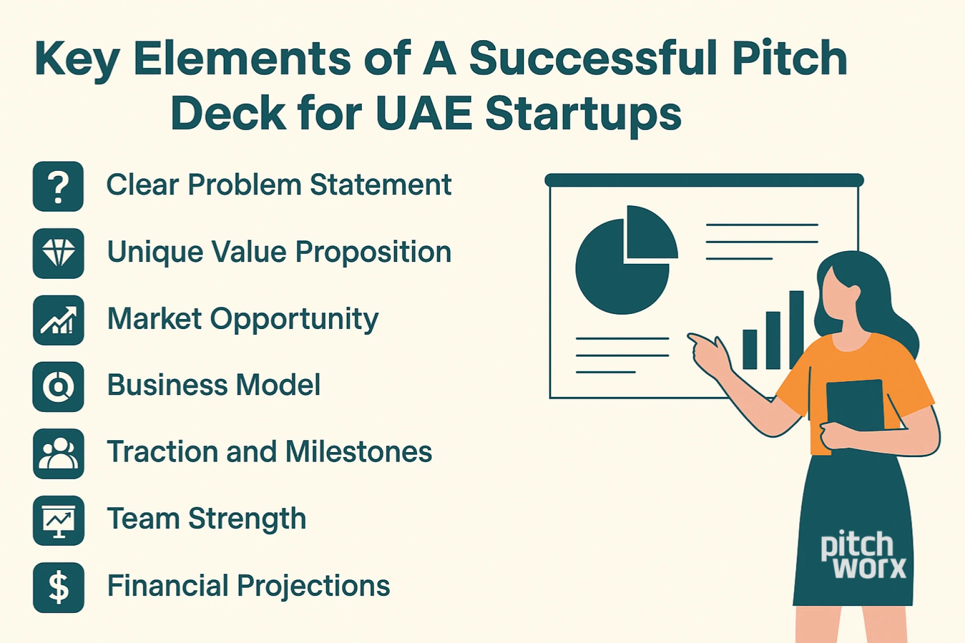 Key Elements of A Successful Pitch Deck for UAE Startups