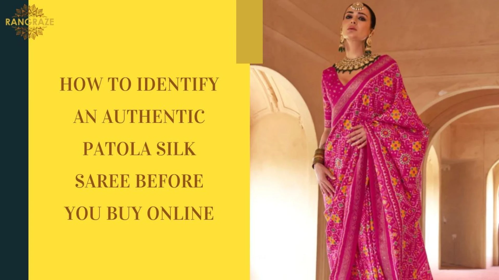How to Identify an Authentic Patola Silk Saree Before You Buy Online