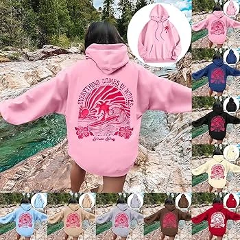 Rock the Pink Palm Puff Hoodie Like a Pro