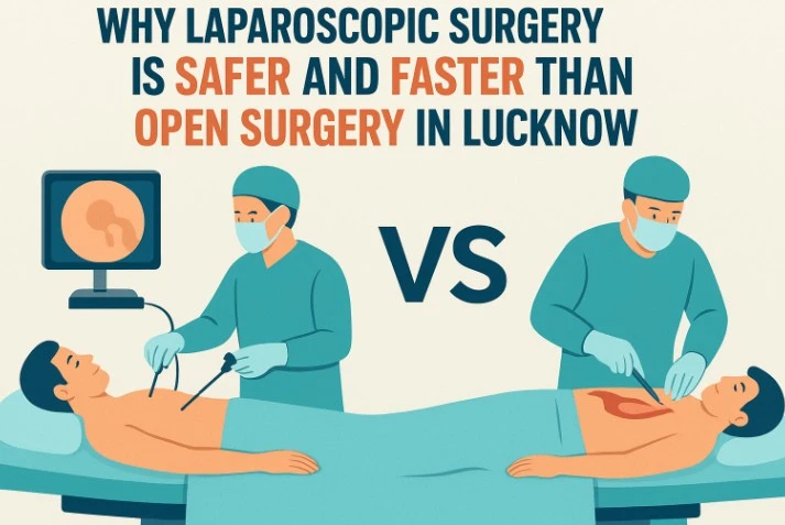 Why Laparoscopic Surgery is Safer and Faster than Open Surgery in Lucknow