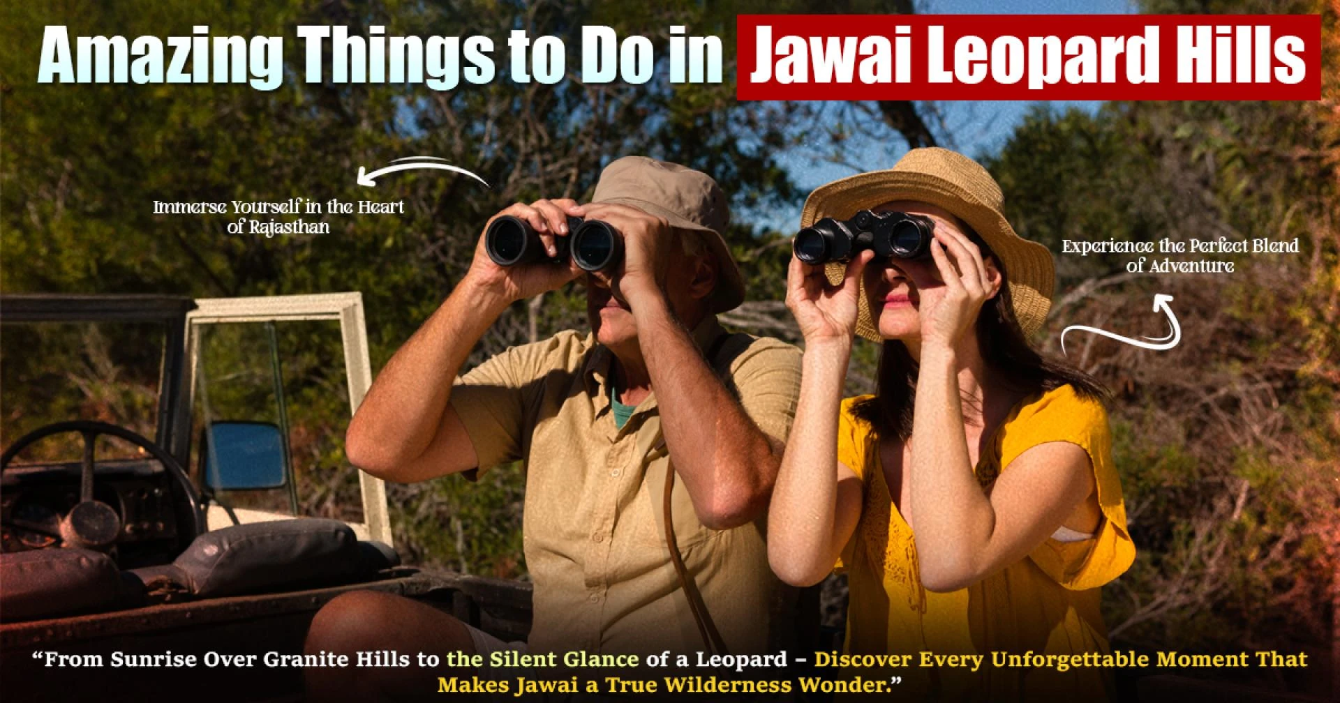 Amazing Things To Do In Jawai Leopard Hills