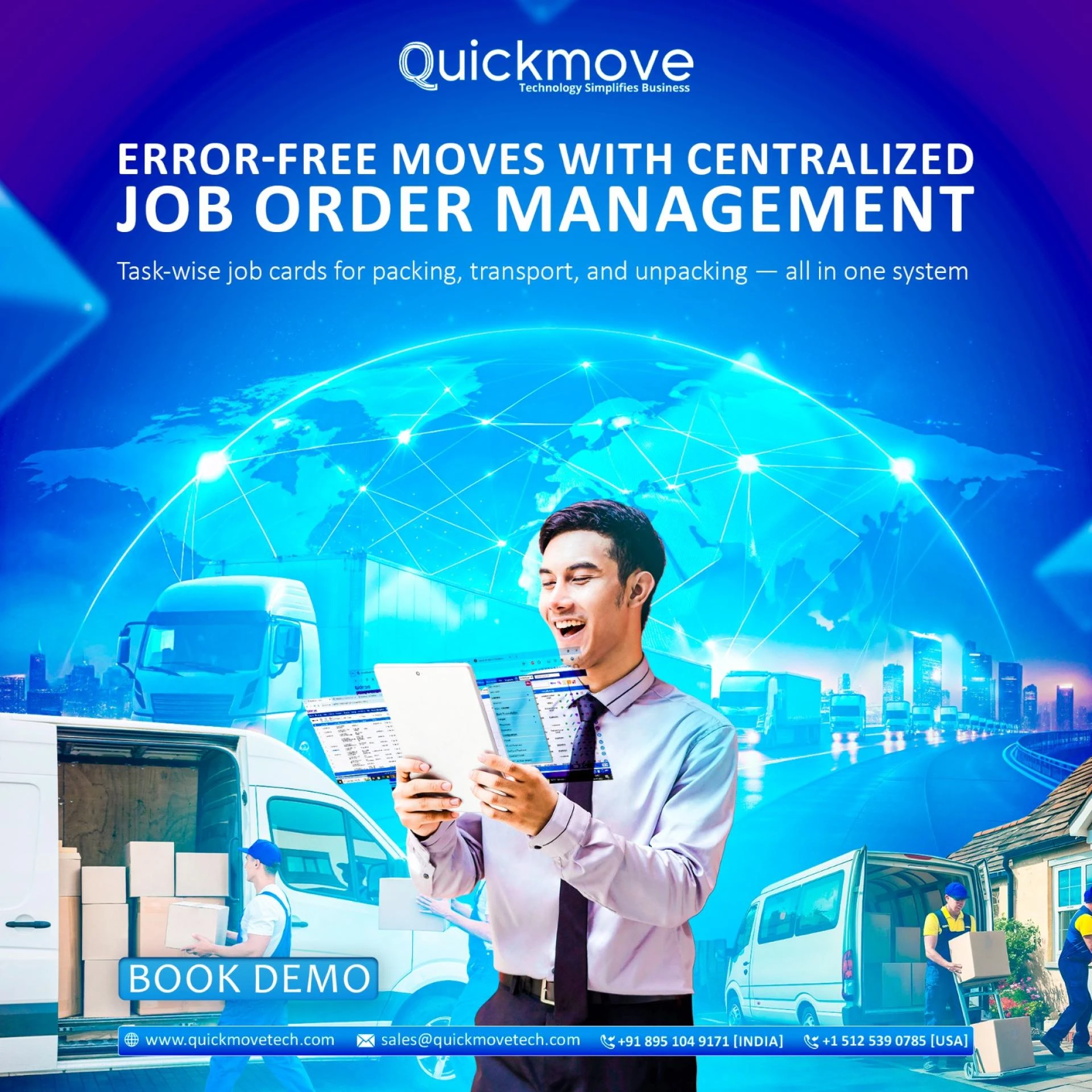Unlock Operational Excellence in Moving with QuickMove’s Integrated Platform