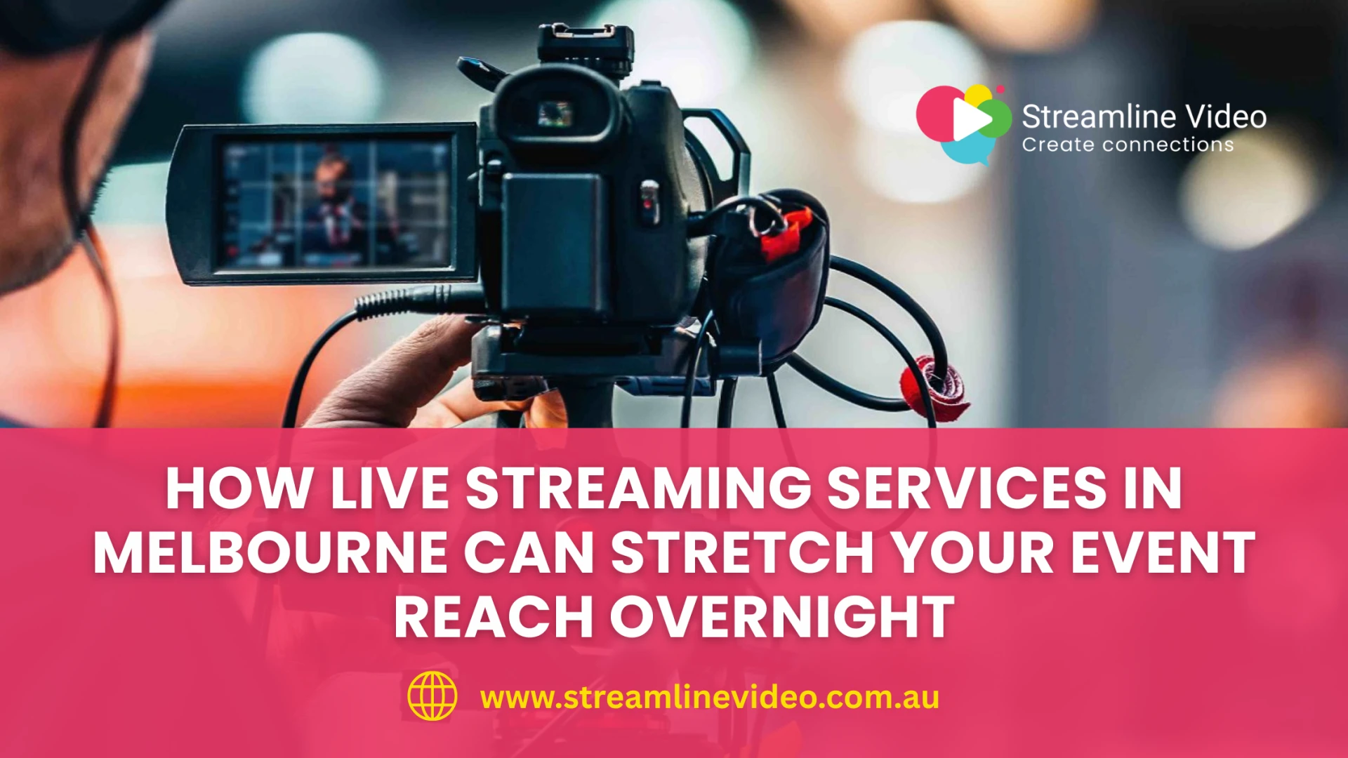 How Live Streaming Services in Melbourne Can Stretch Your Event Reach Overnight