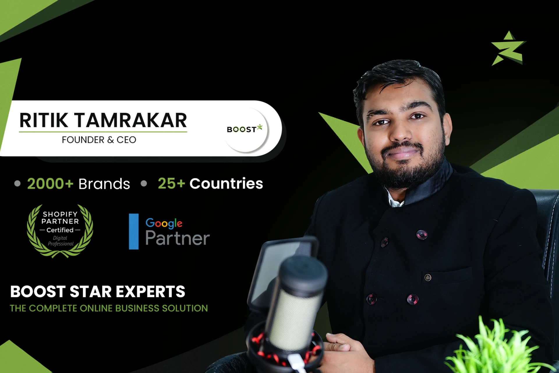  The Inspiring Journey of Ritik Tamrakar, Founder & CEO of BOOST STAR Experts