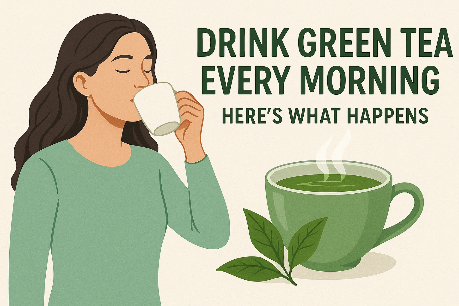 Drink Green Tea Every Morning — Here’s What Happens