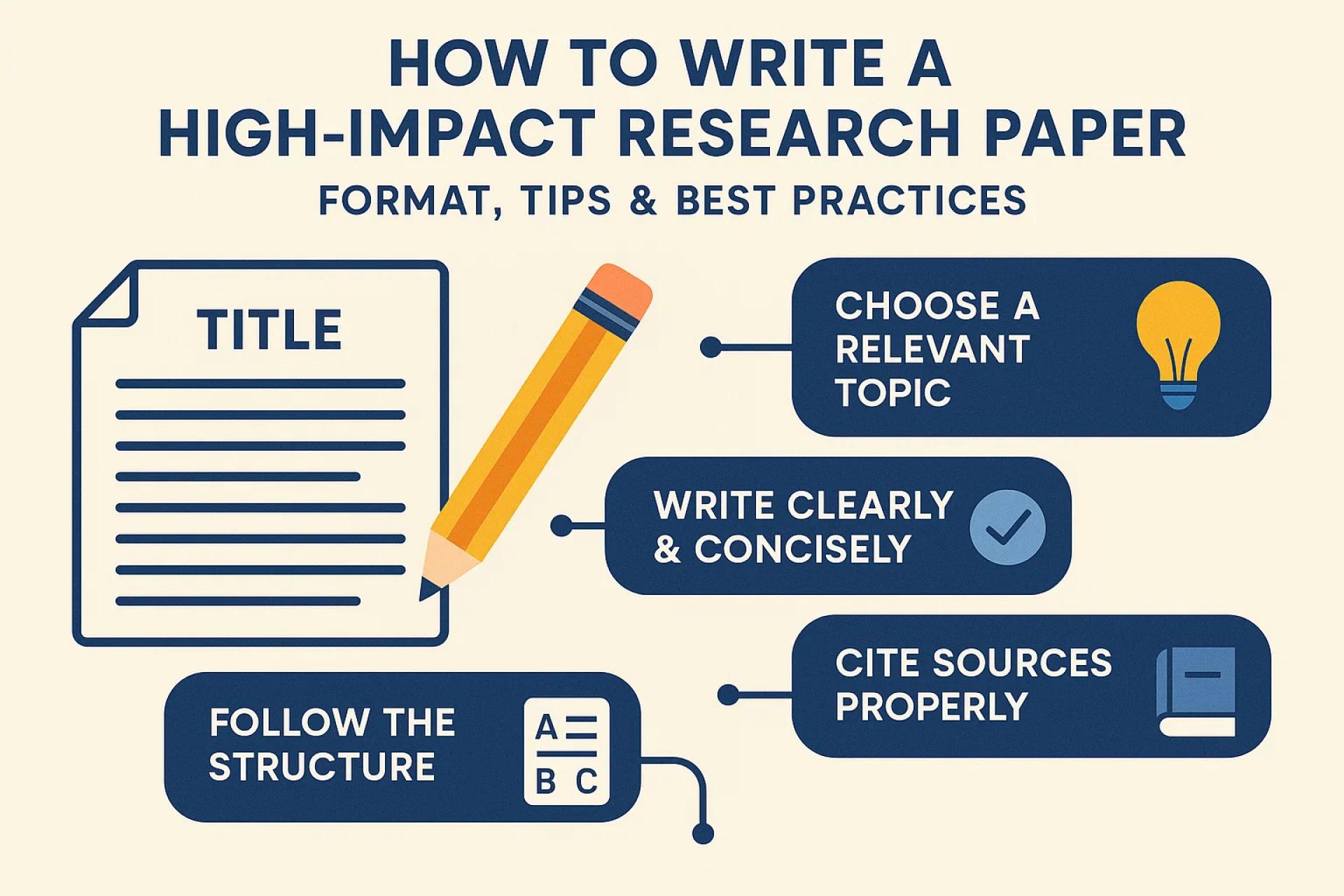 How to Write a High-Impact Research Paper: Format, Tips & Best Practices