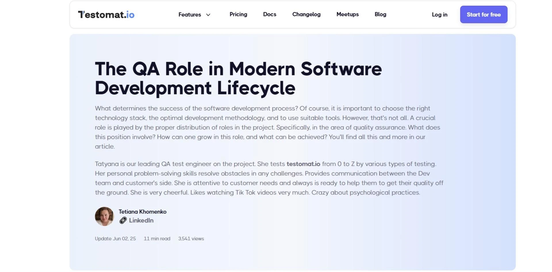 QA Roles and Responsibilities in the Modern Software Development Lifecycle