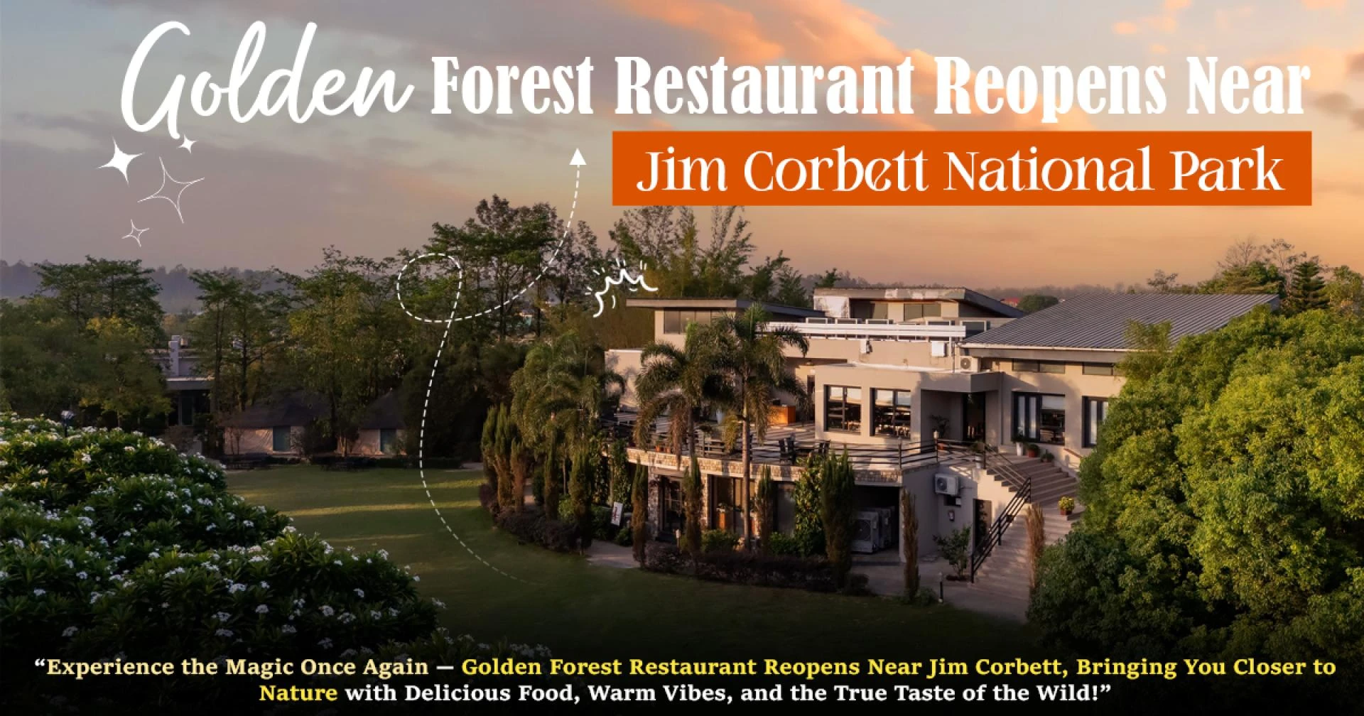 Golden Forest Restaurant Reopens Near Jim Corbett