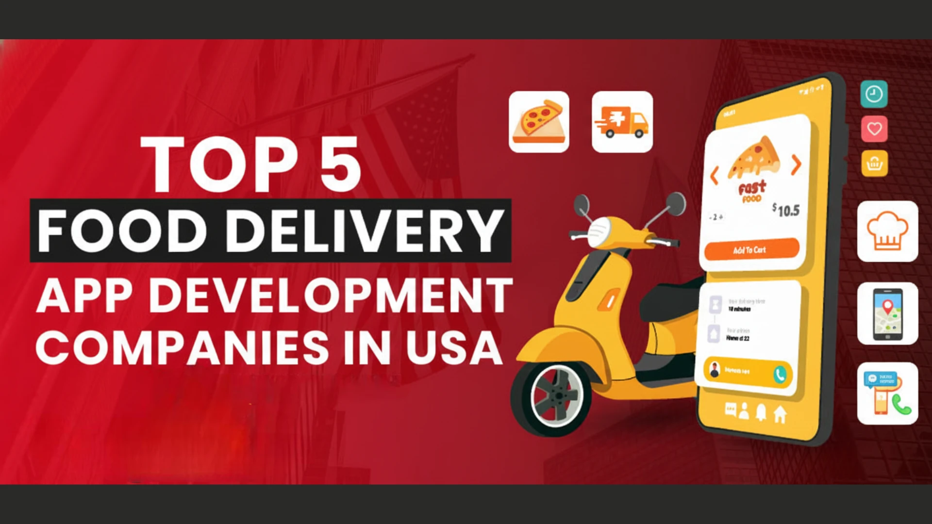 Top 5 Food Delivery App Development Companies in USA