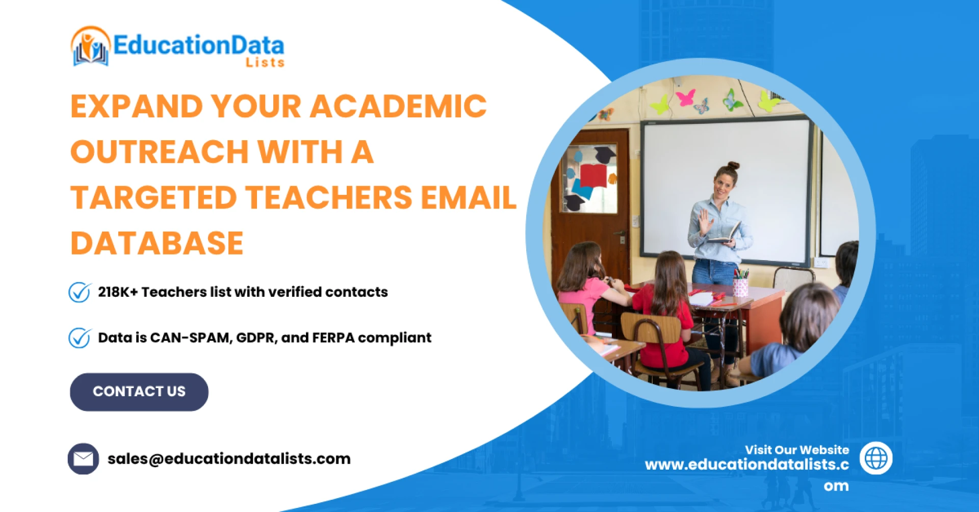 Expand Your Academic Outreach with a Targeted Teachers Email Database | EducationDataLists
