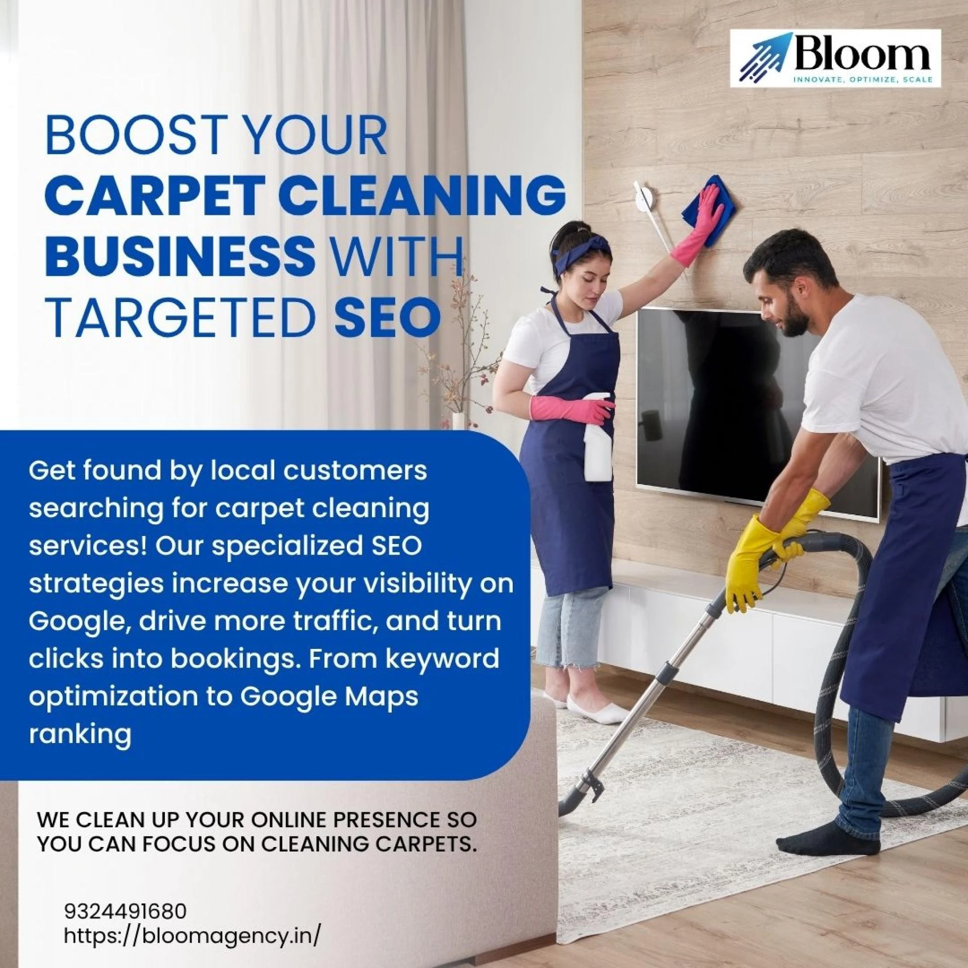 Boost Your Carpet Cleaning Business with the Best SEO Services