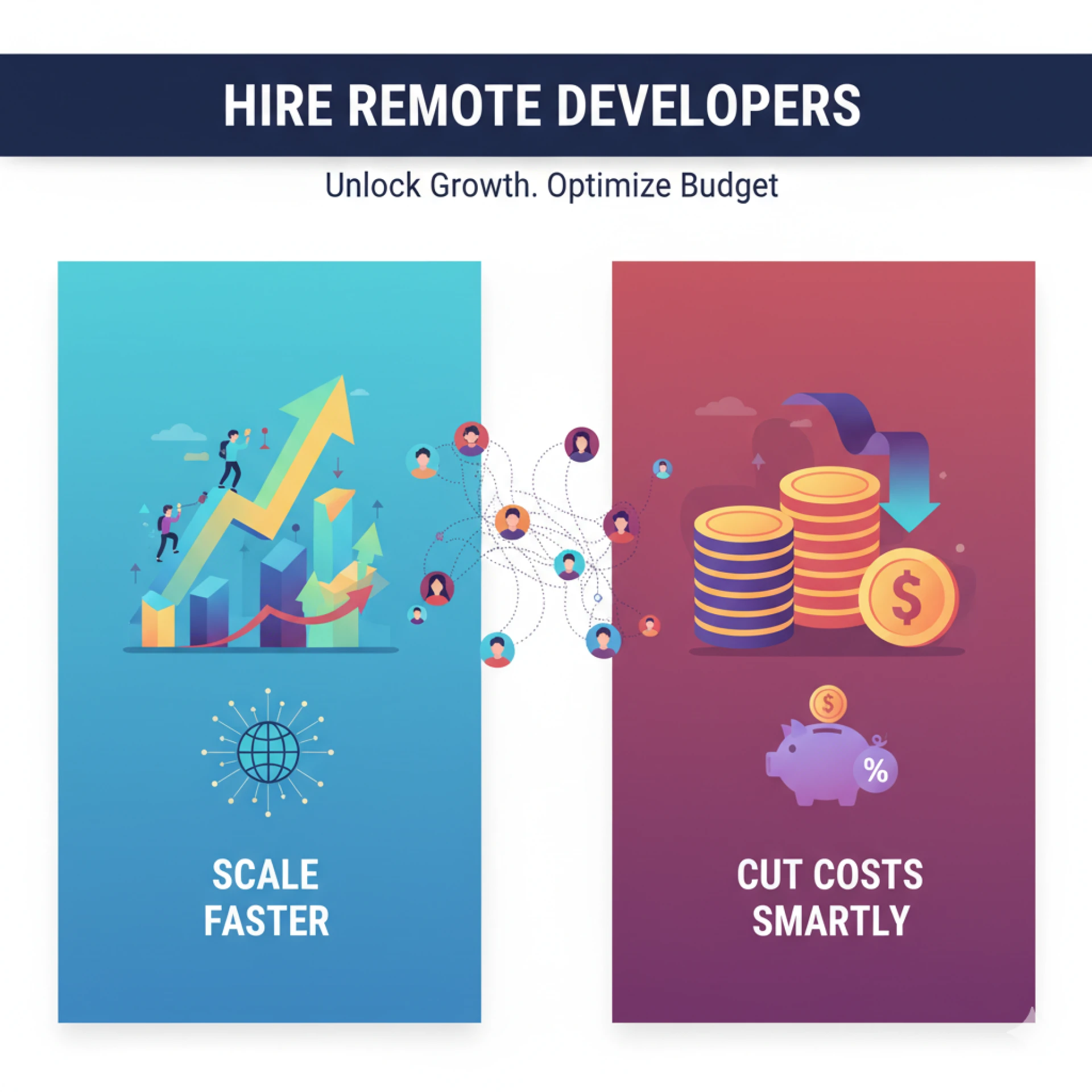 Hire Remote Developers to Scale Faster and Cut Costs Smartly