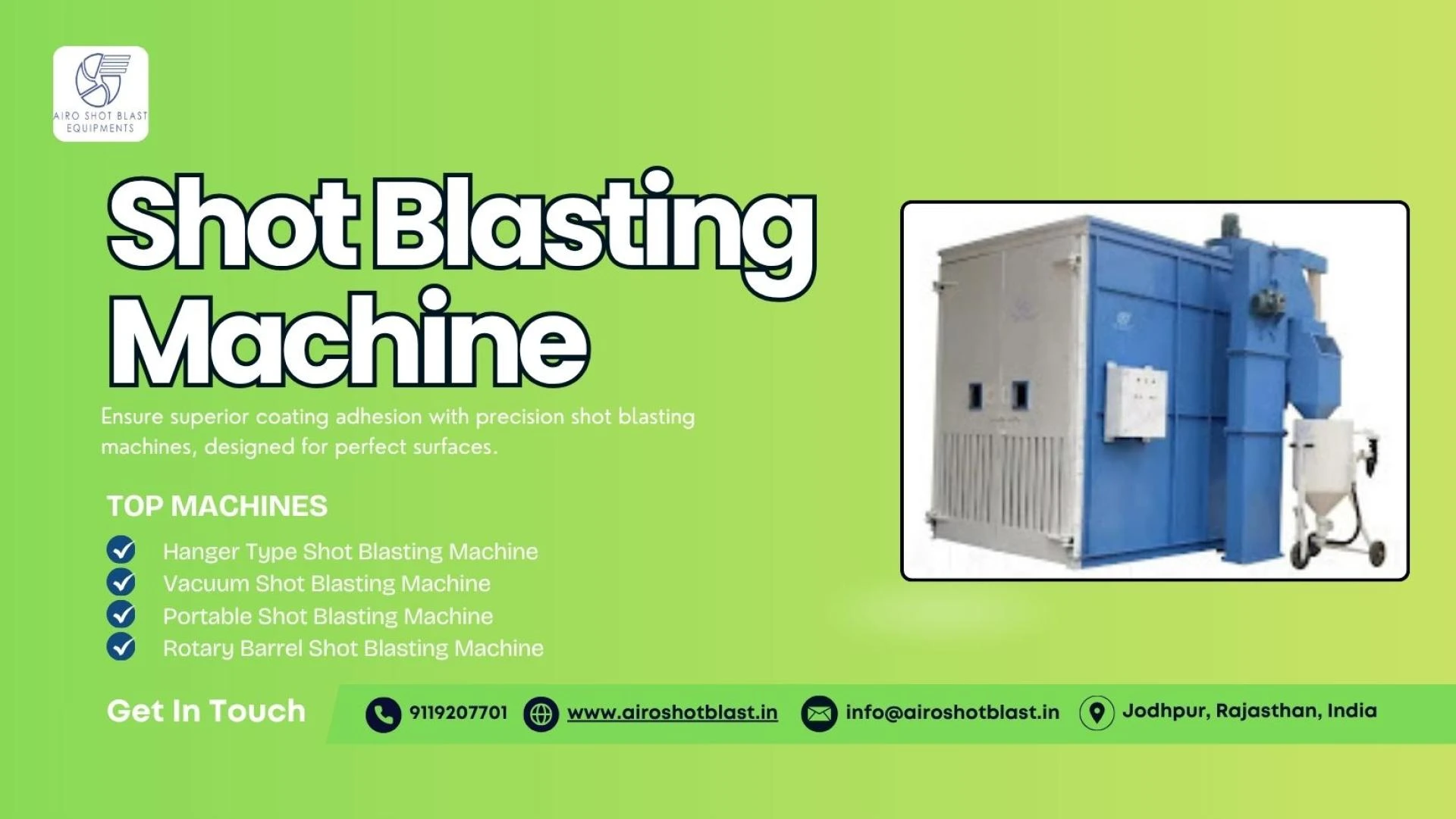 The Importance of Shot Blasting Machines in Indian Export Markets